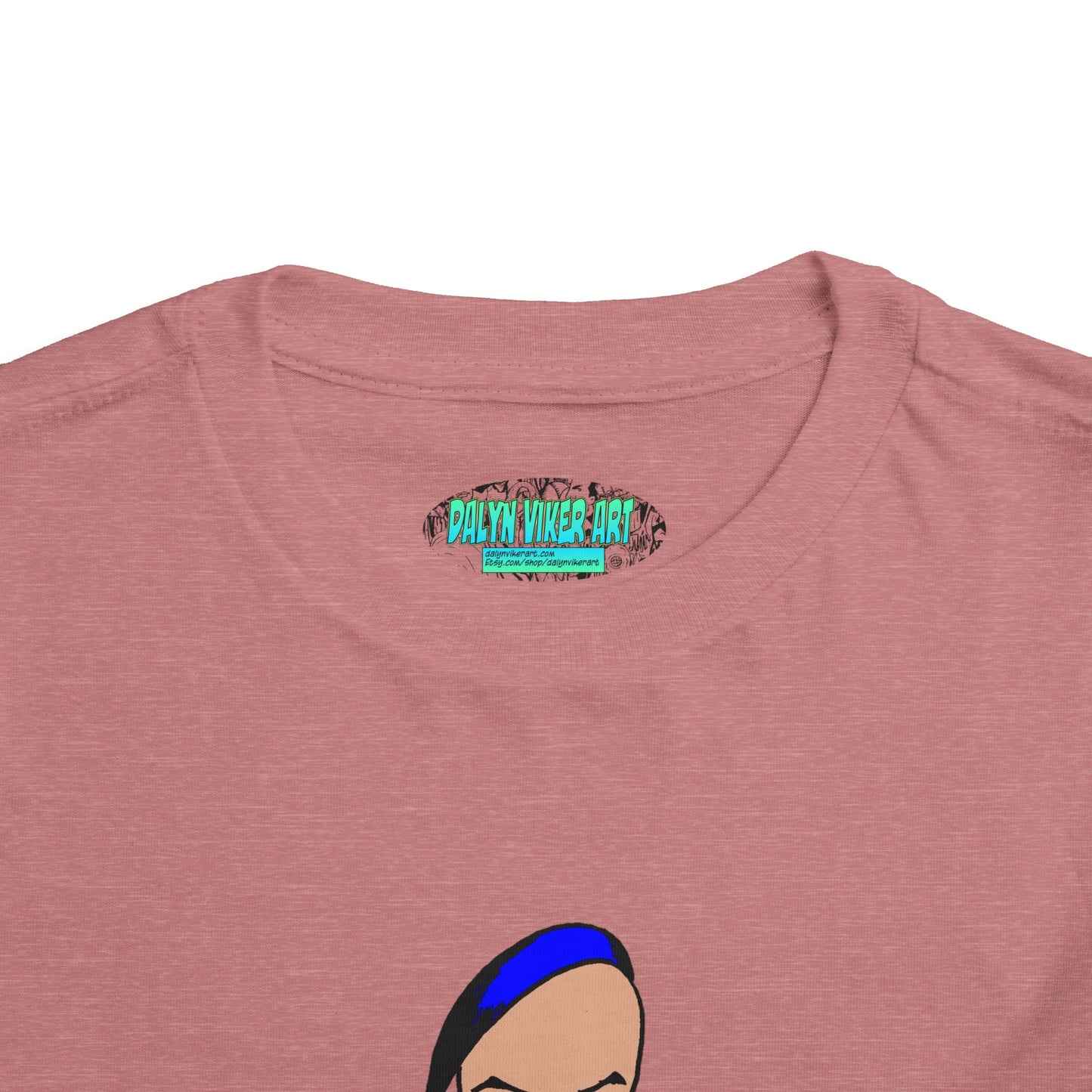 Smug Grumpy Kid Cartoon Toddler Tee