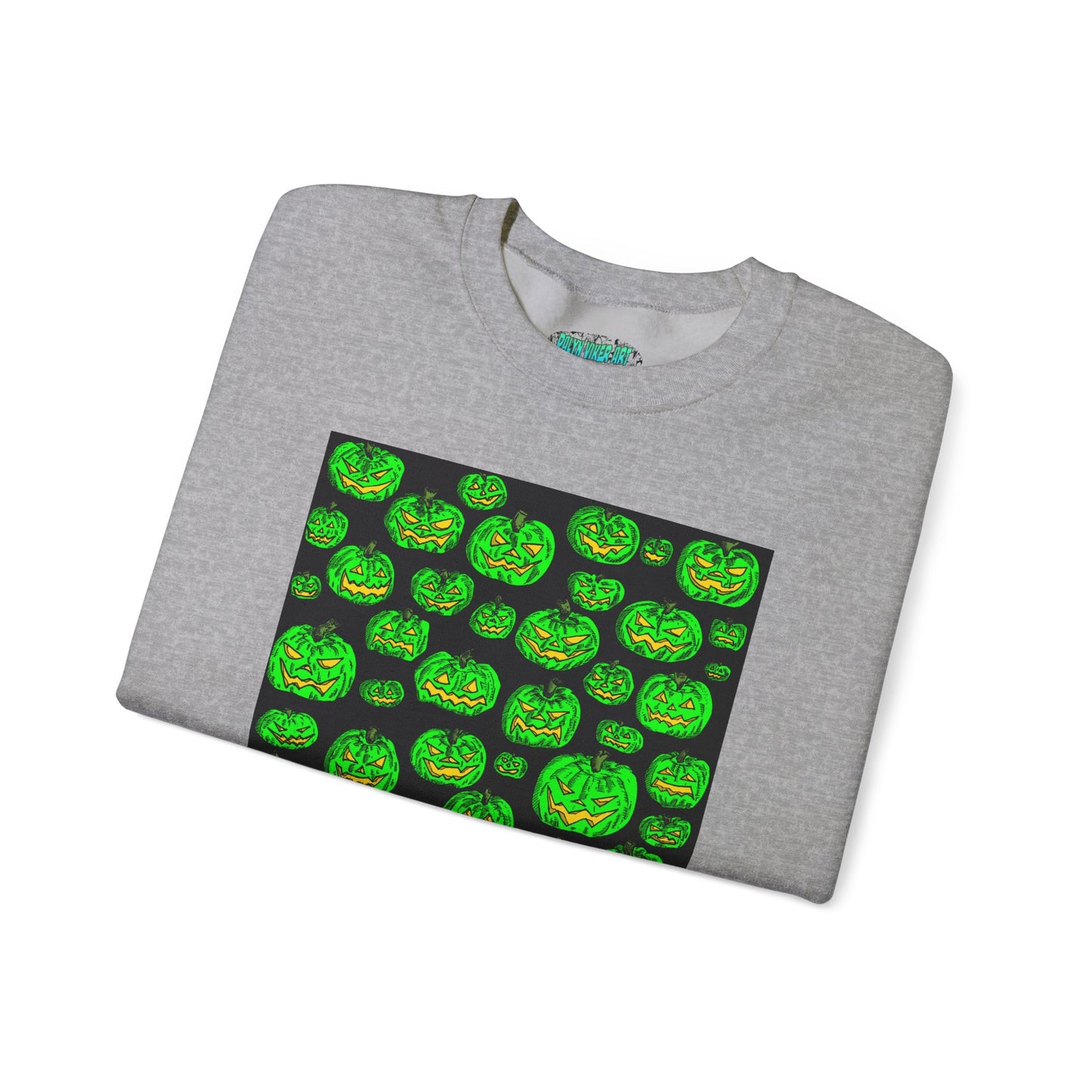 Halloween Pumpkin Crewneck Sweatshirt