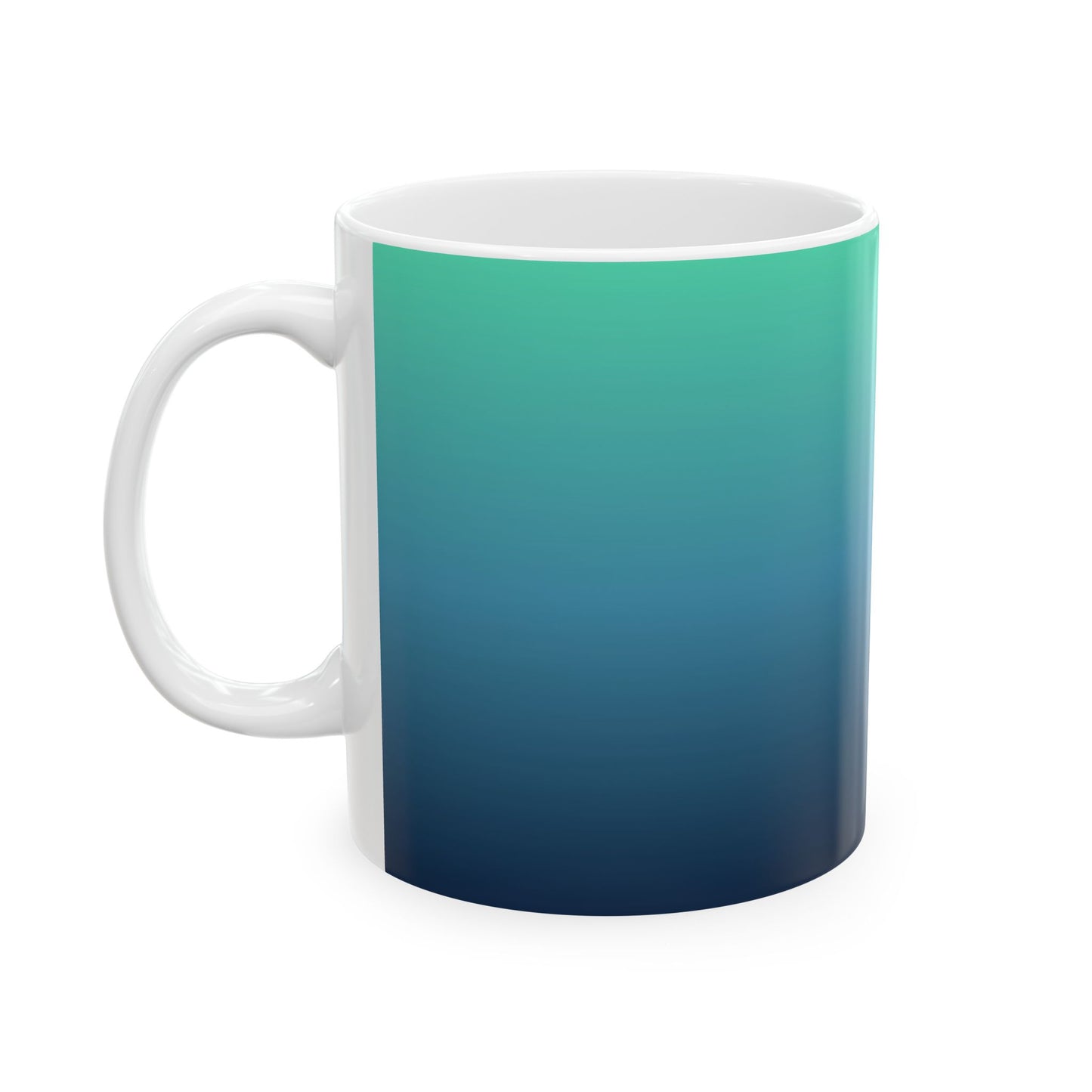 Harley Hammerhead Shark Gradient Ceramic Mug — Cute Hammerhead Coffee Cup (11oz & 15oz)