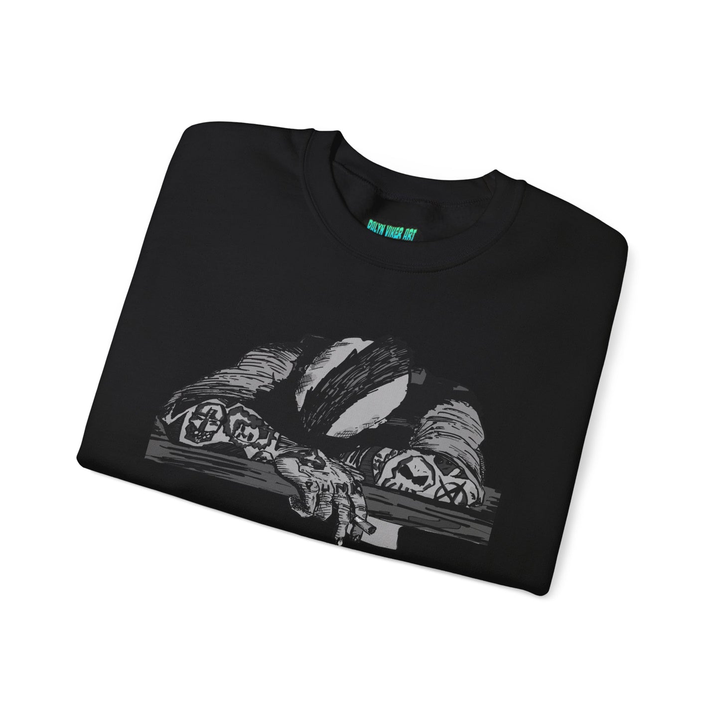 Punk and Done Graphic Crewneck Sweatshirt for Everyday Comfort