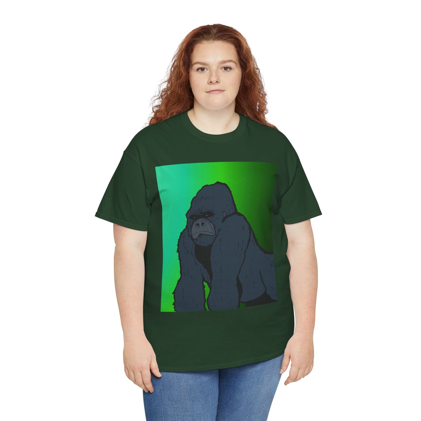 Gorilla Portrait Tee – Graphic Ape Illustration T-Shirt