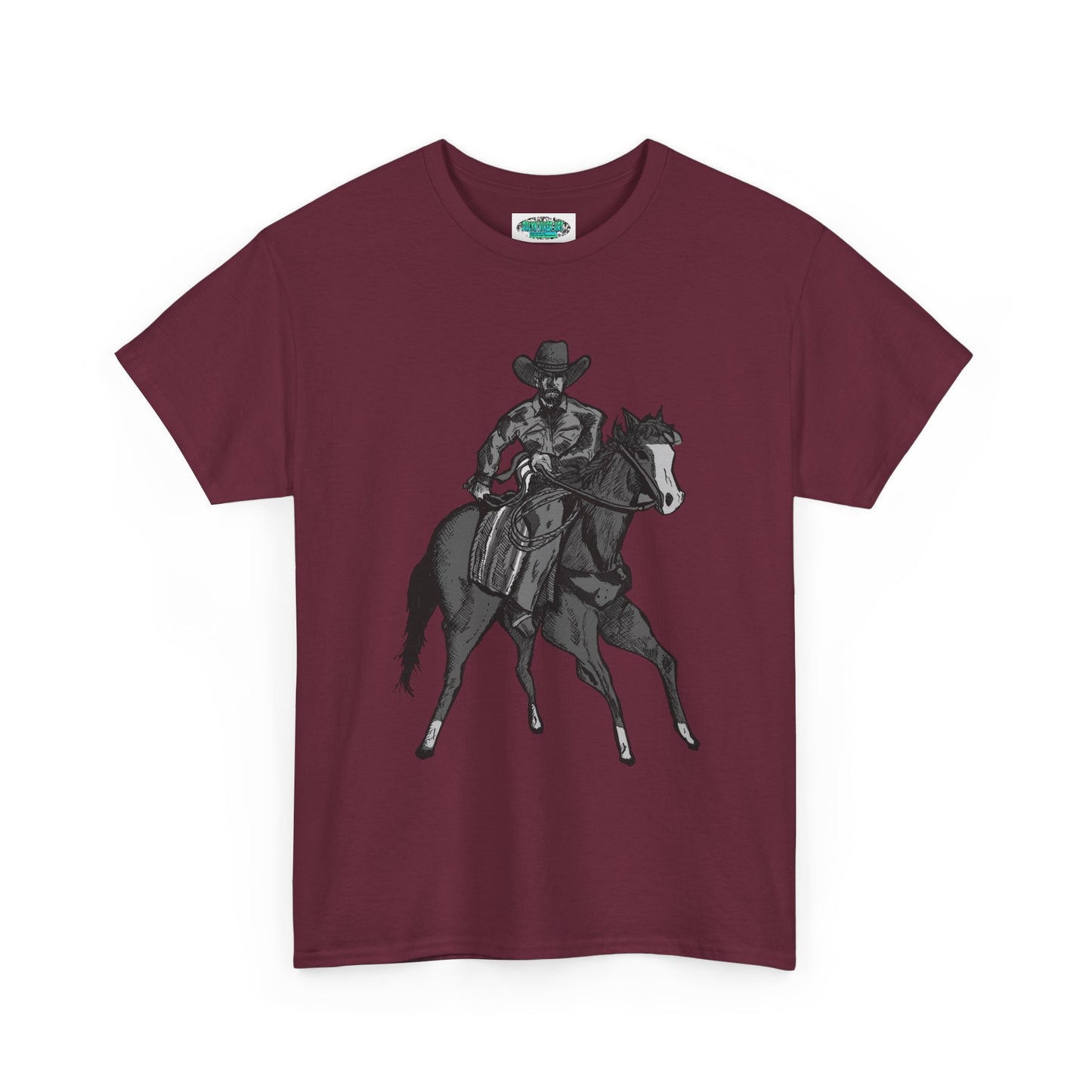 Cowboy on Horseback T‑Shirt — Vintage Western Rodeo Tee