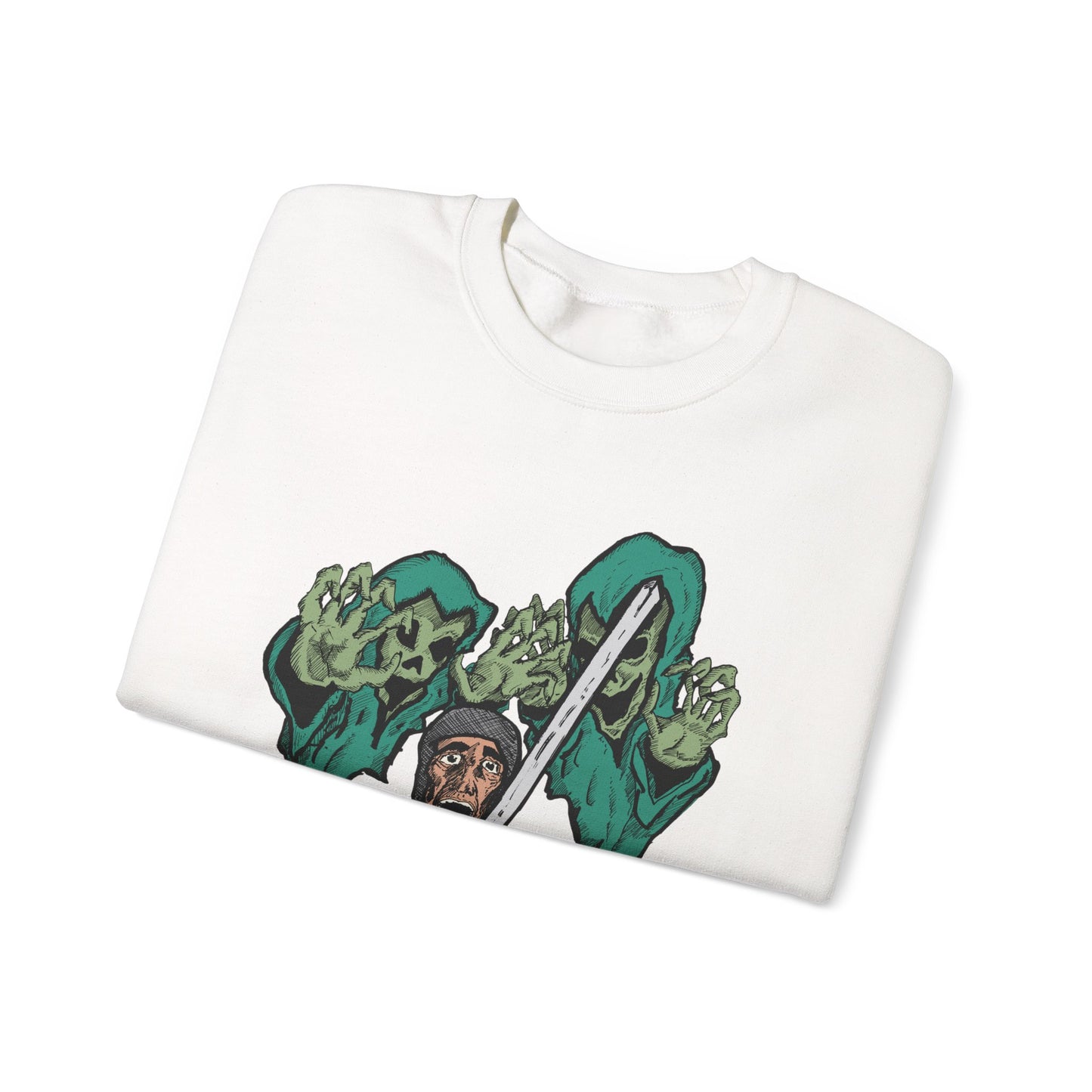 Knight Fright Inspired Unisex Crewneck Sweatshirt with Graphic Print