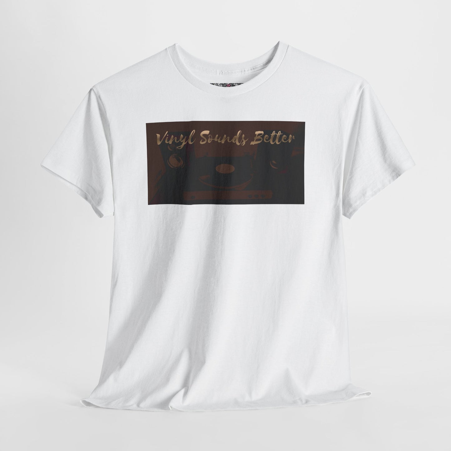 Vinyl Sounds Better T-Shirt — Retro Record Player Tee for Music Lovers