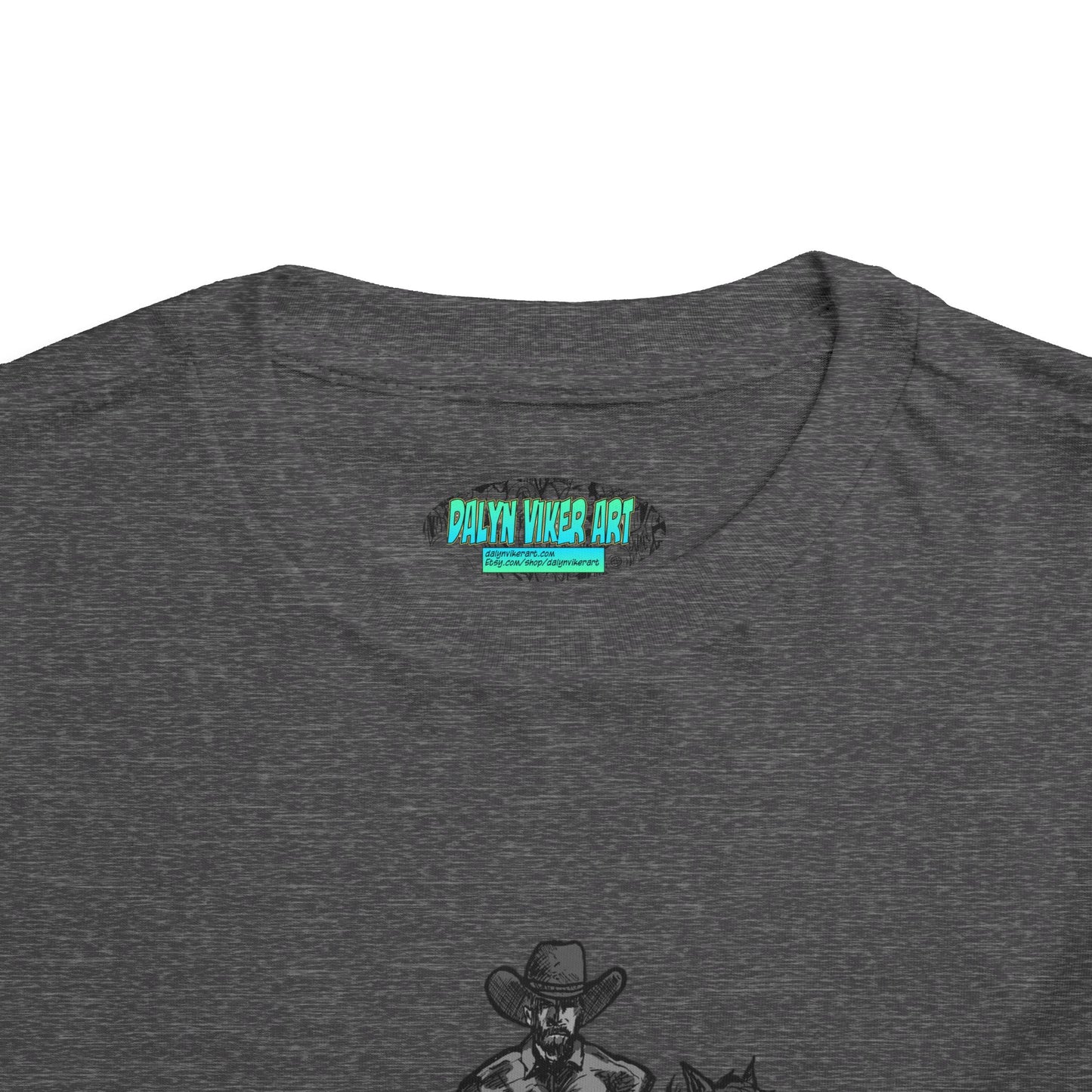 Toddler Western Cowboy Tee — Horseback Rider Graphic Shirt