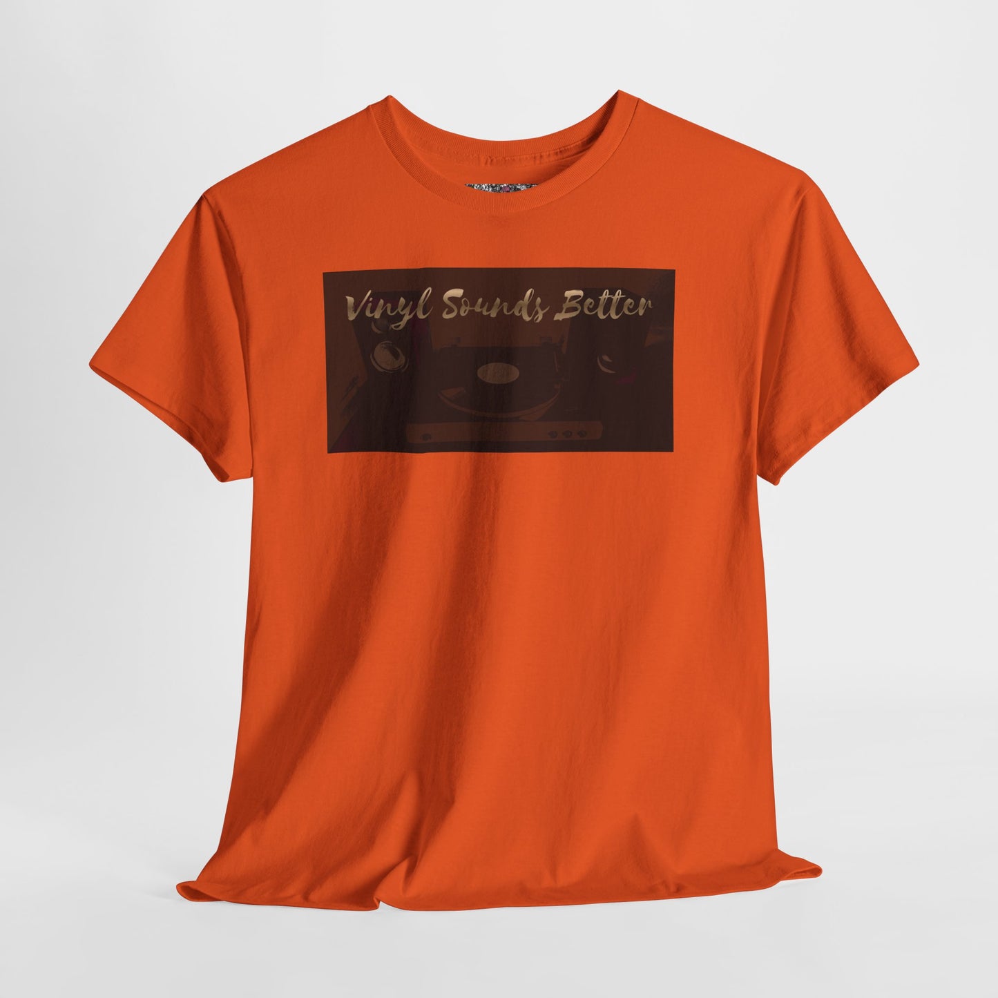 Vinyl Sounds Better T-Shirt — Retro Record Player Tee for Music Lovers