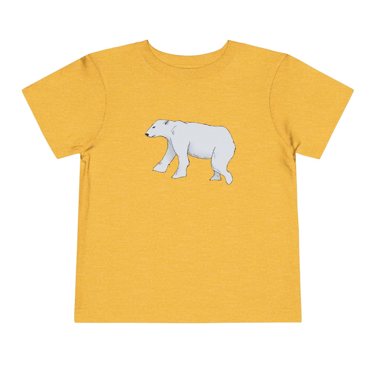 Polar Bear Toddler Tee — Cute Arctic Animal Shirt for Kids