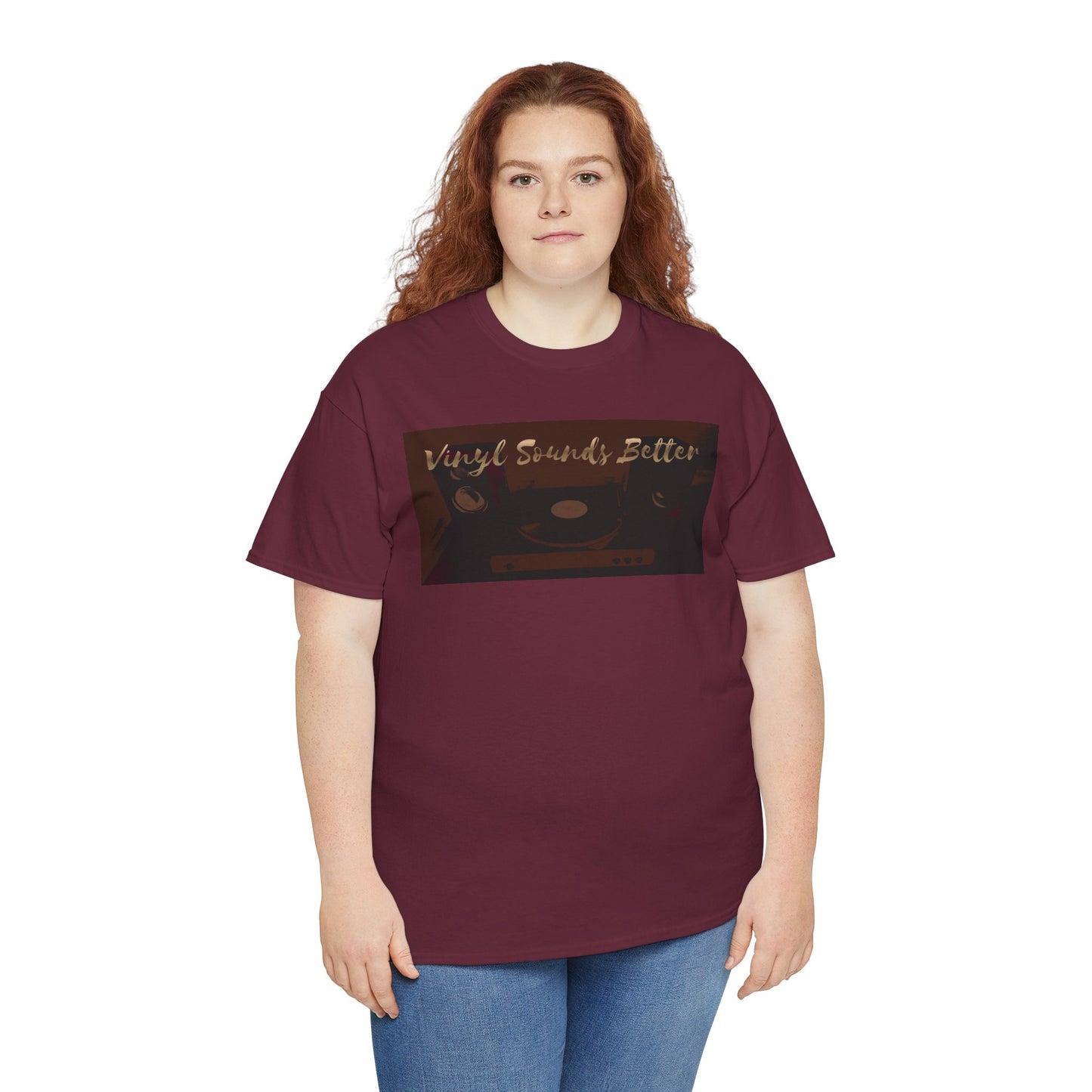 Vinyl Sounds Better T-Shirt — Retro Record Player Tee for Music Lovers
