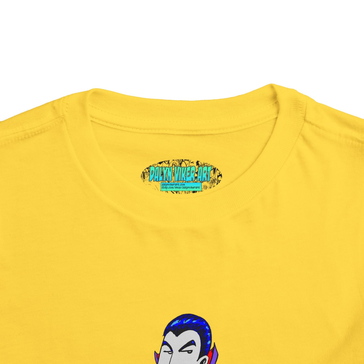 Toddler Tee — Cute Cartoon Vampire Graphic Shirt for Kids