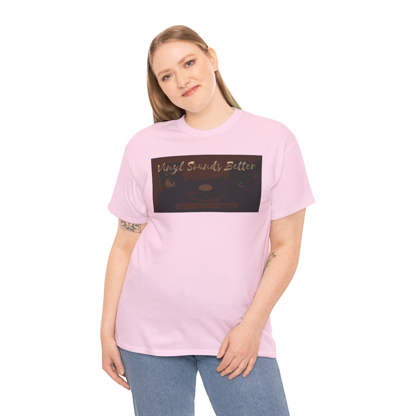 Vinyl Sounds Better T-Shirt — Retro Record Player Tee for Music Lovers