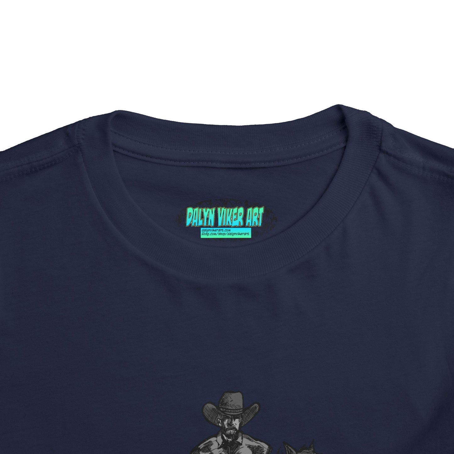 Toddler Western Cowboy Tee — Horseback Rider Graphic Shirt