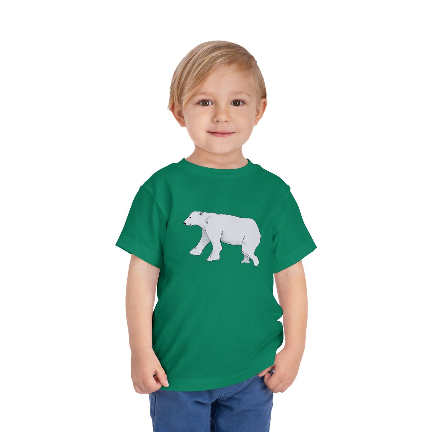 Polar Bear Toddler Tee — Cute Arctic Animal Shirt for Kids