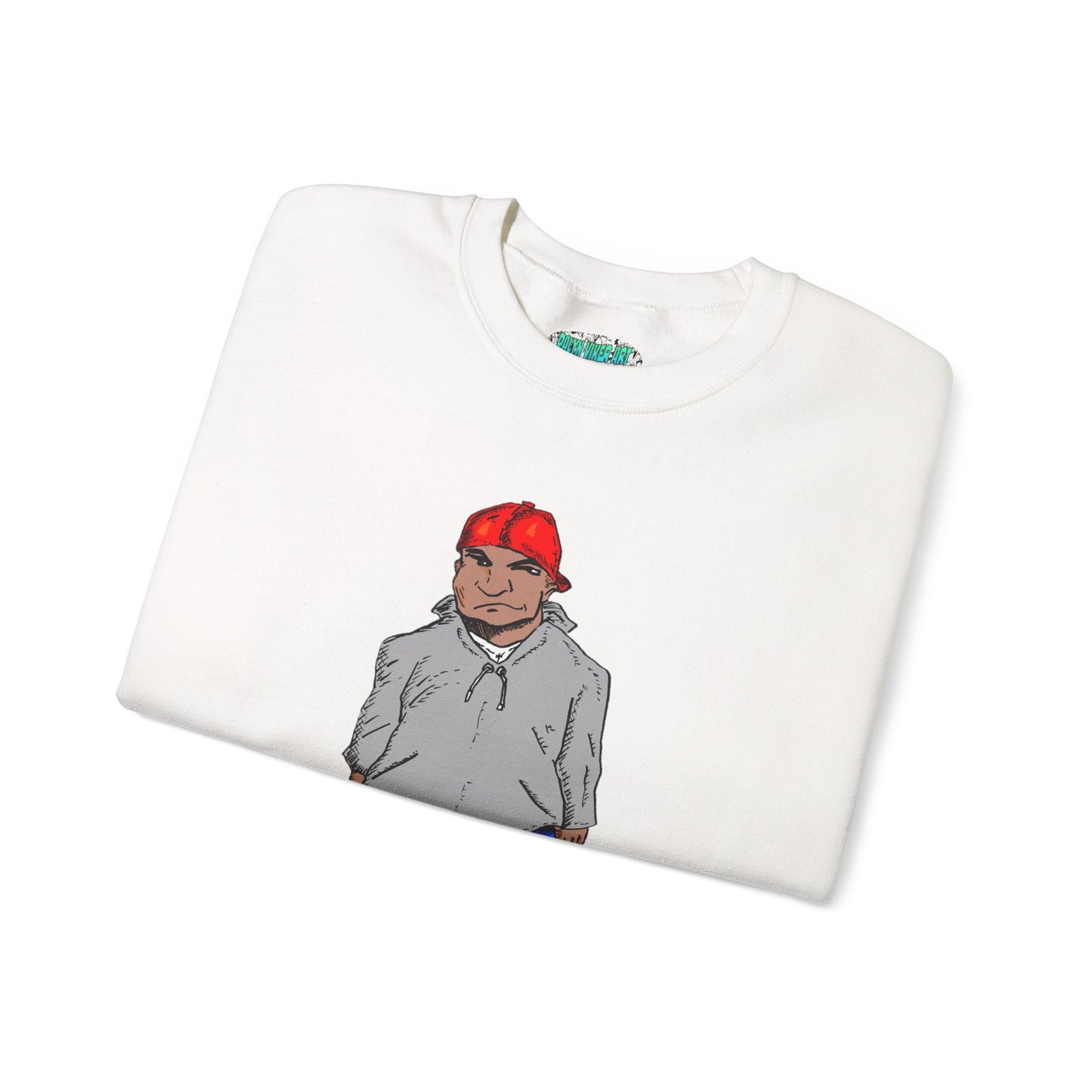 Urban Street Fun Character Boots Art Unisex Crewneck Sweatshirt
