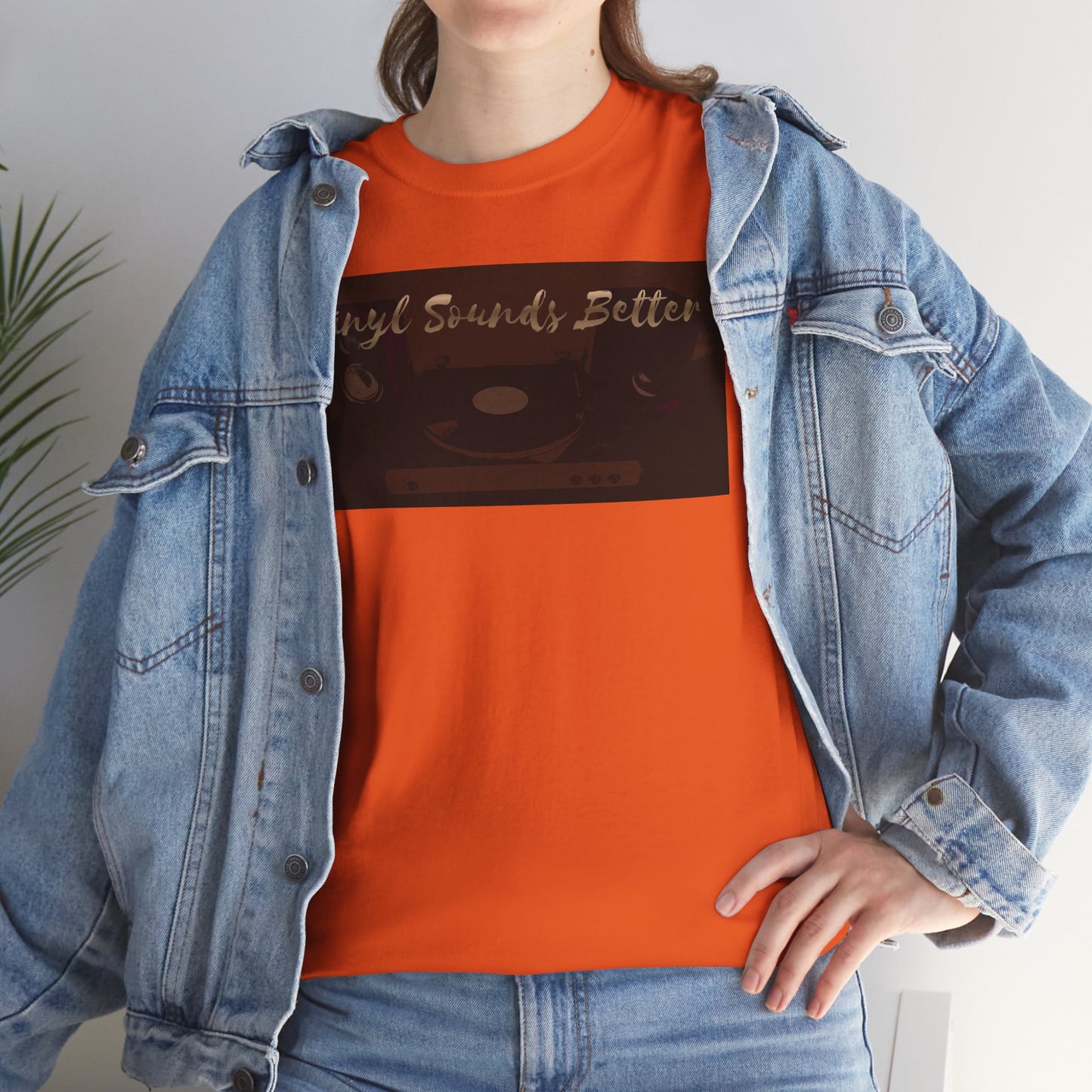 Vinyl Sounds Better T-Shirt — Retro Record Player Tee for Music Lovers