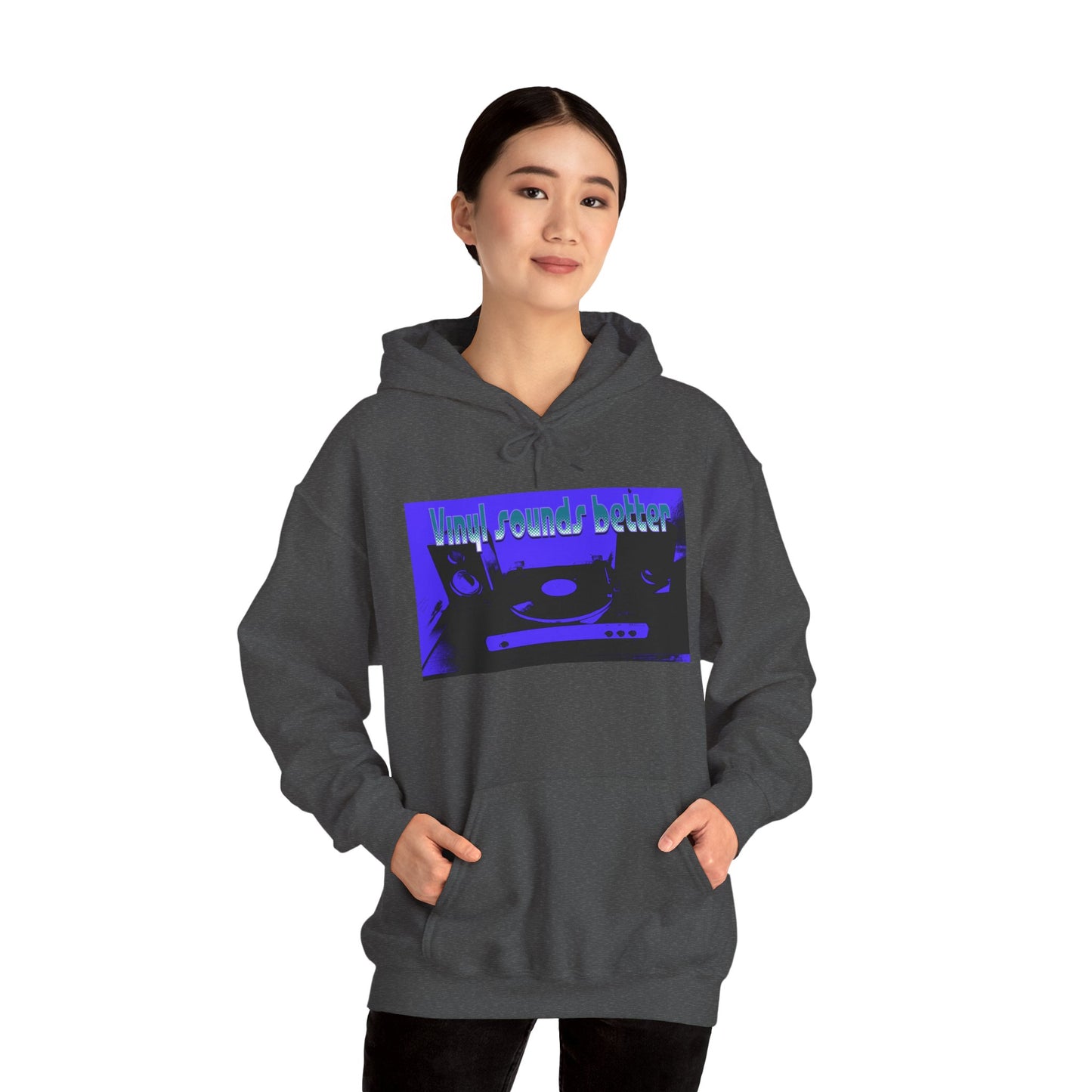 Vinyl Sounds Better Hoodie, Perfect for Music Lovers, Gift for DJs, Casual Wear, Comfortable Sweatshirt, Trendy Music Apparel
