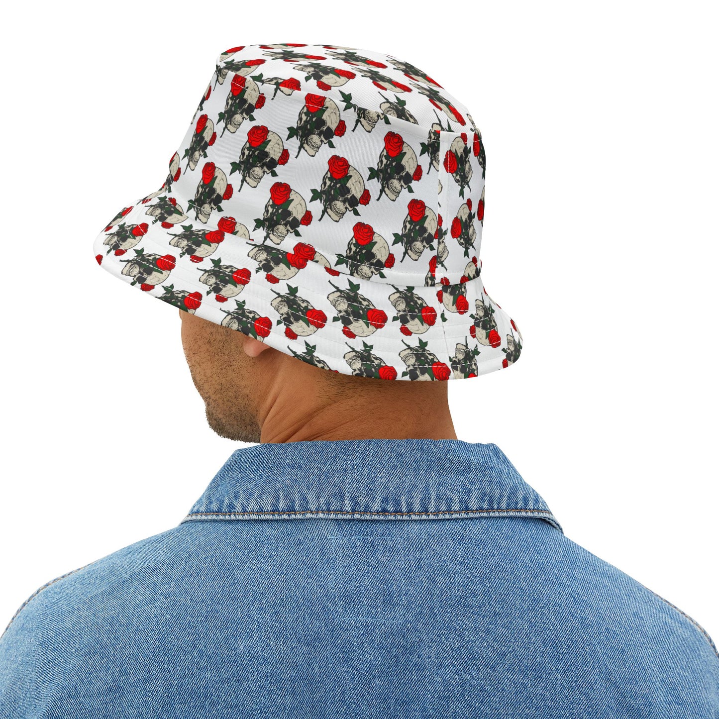 Skull & Roses Bucket Hat – Edgy Fashion for Summer Adventures