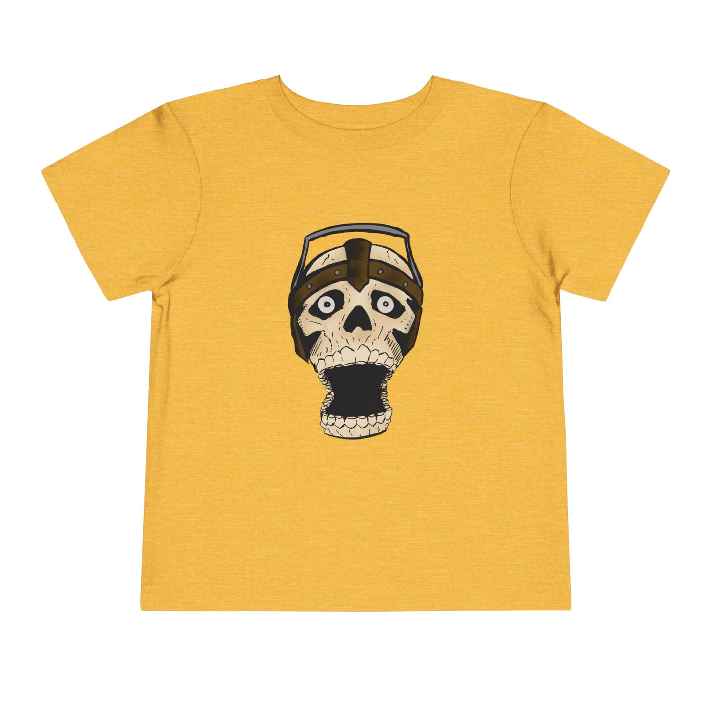 Toddler Tee — Playful Screaming Skull Graphic Kids' Shirt