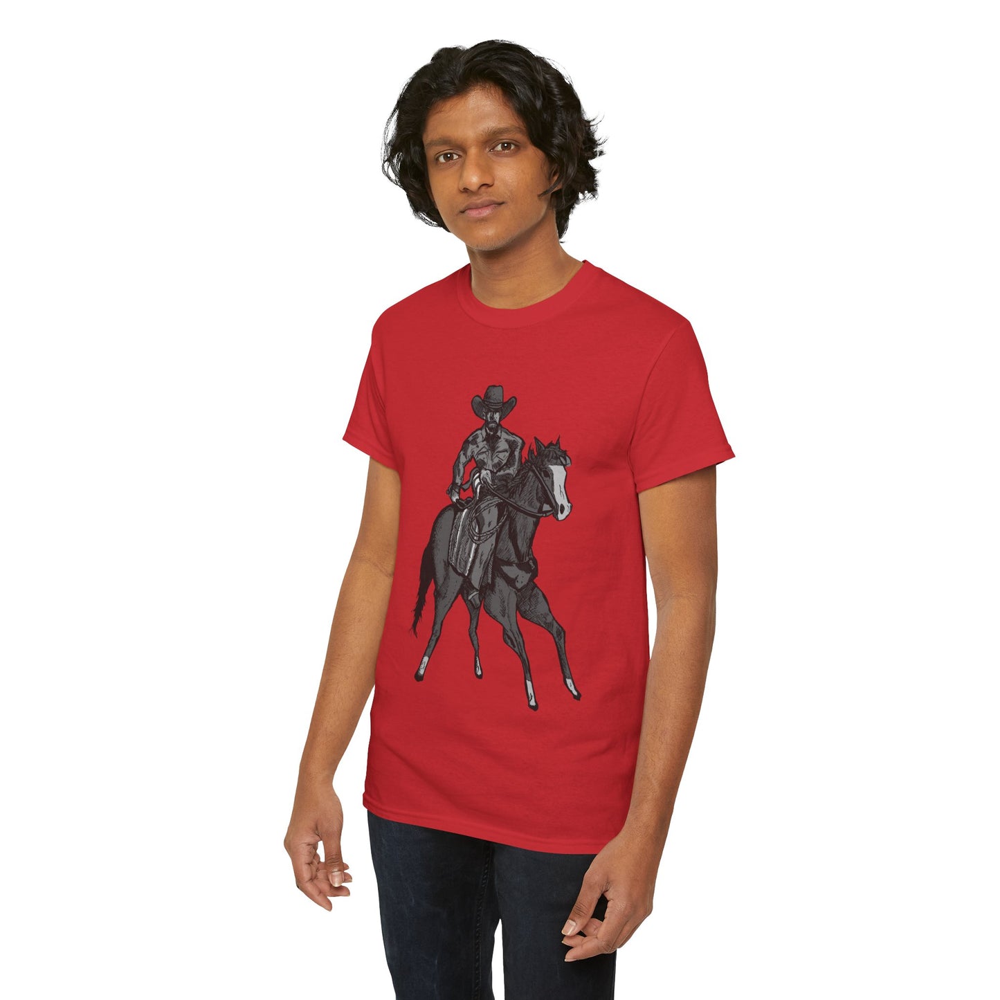 Cowboy on Horseback T‑Shirt — Vintage Western Rodeo Tee