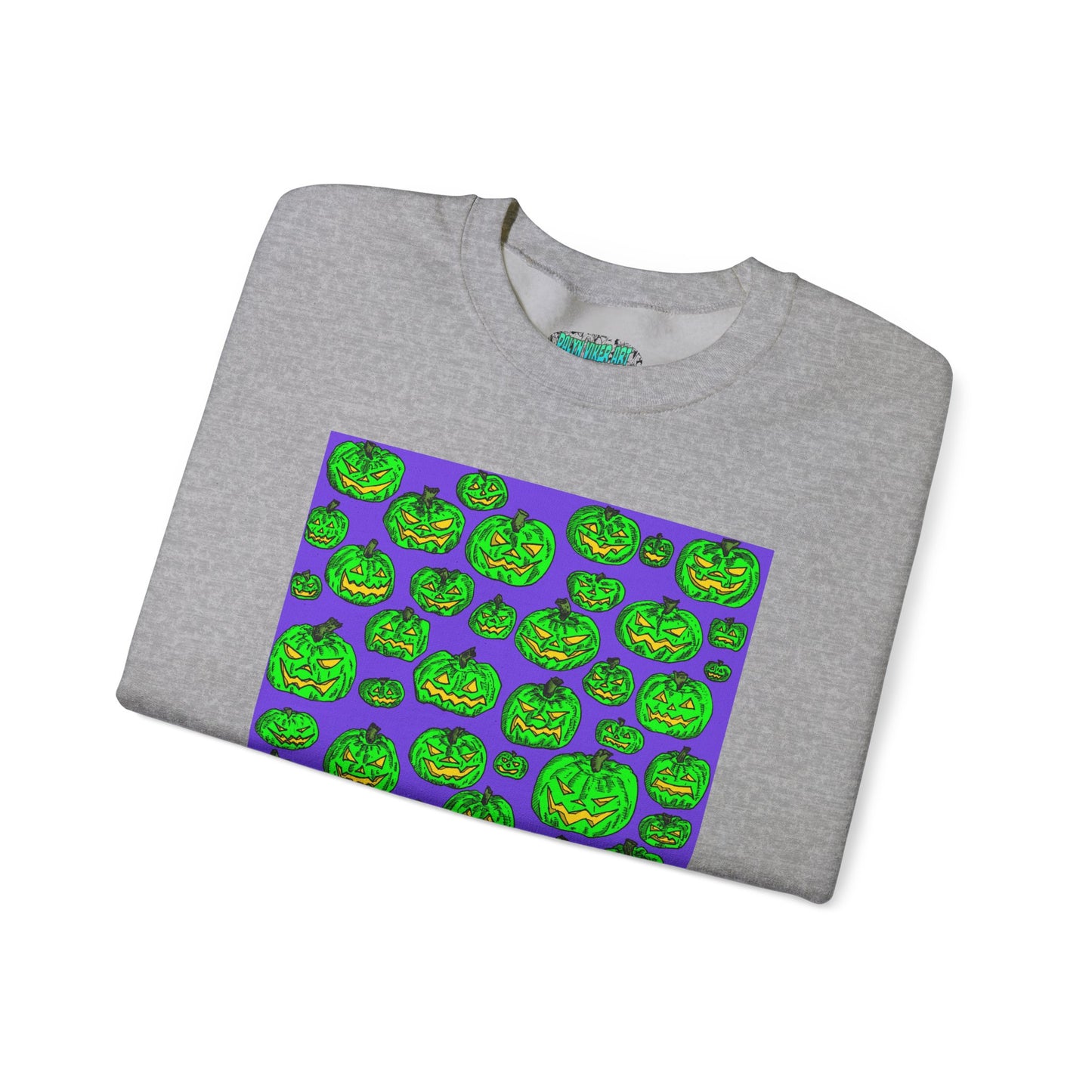 Halloween Pumpkin Crewneck Sweatshirt