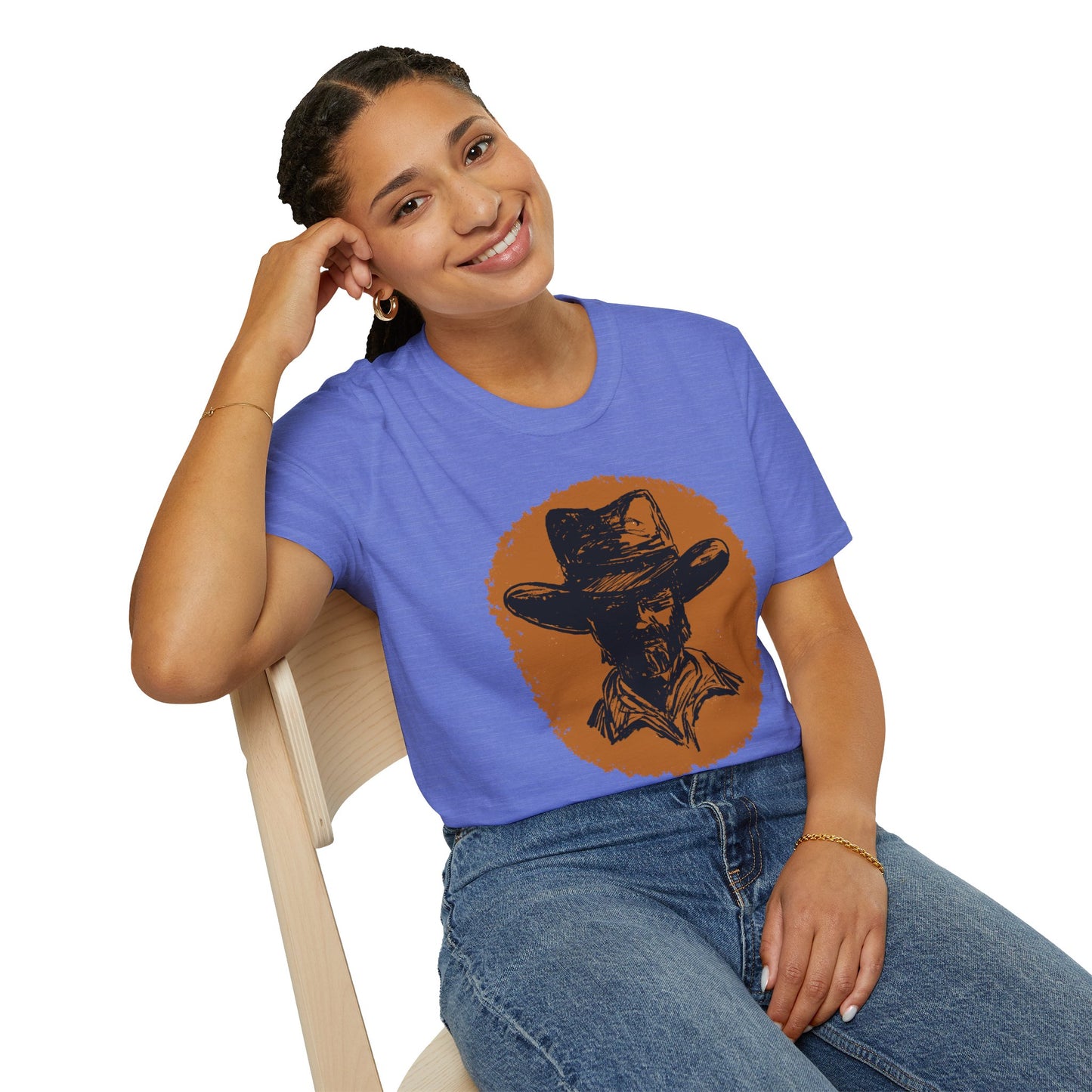 Southwest Cowboy Unisex T-Shirt - Western Rancher Design