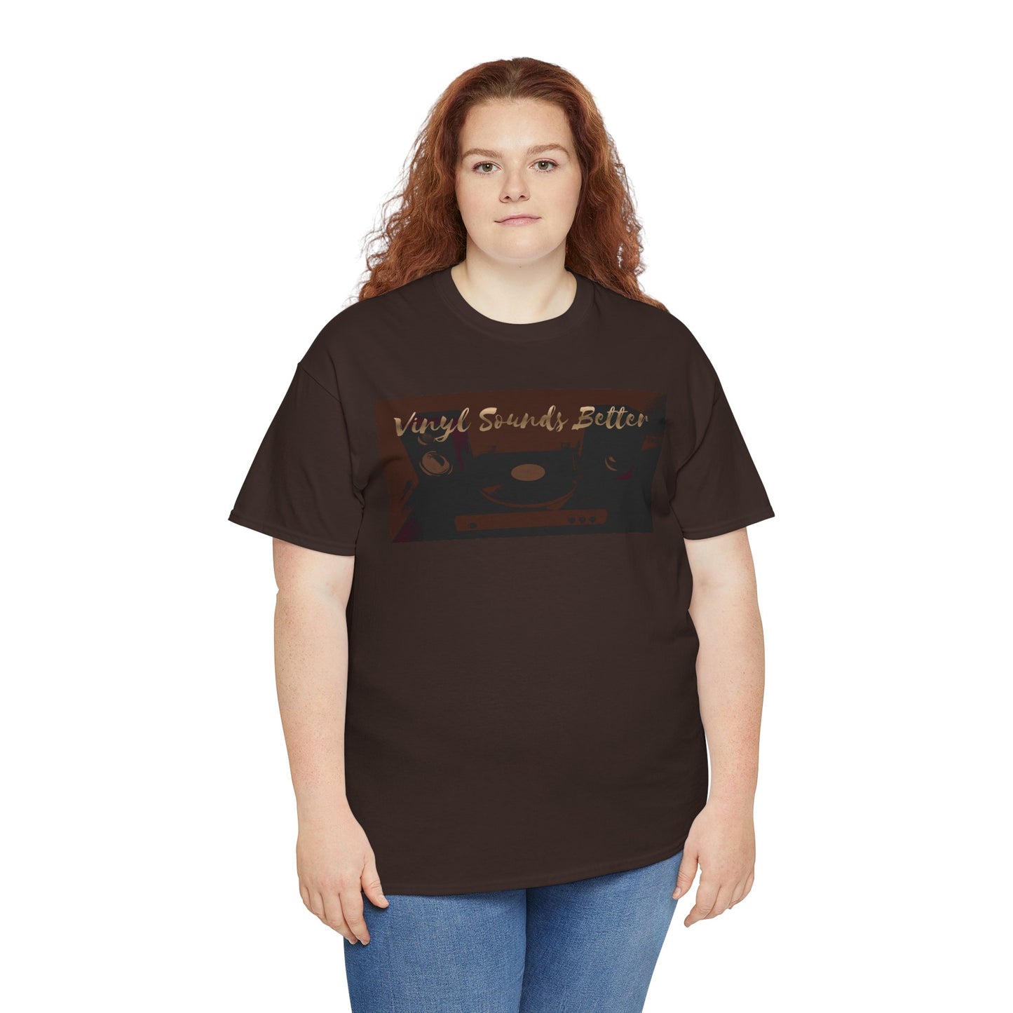 Vinyl Sounds Better T-Shirt — Retro Record Player Tee for Music Lovers