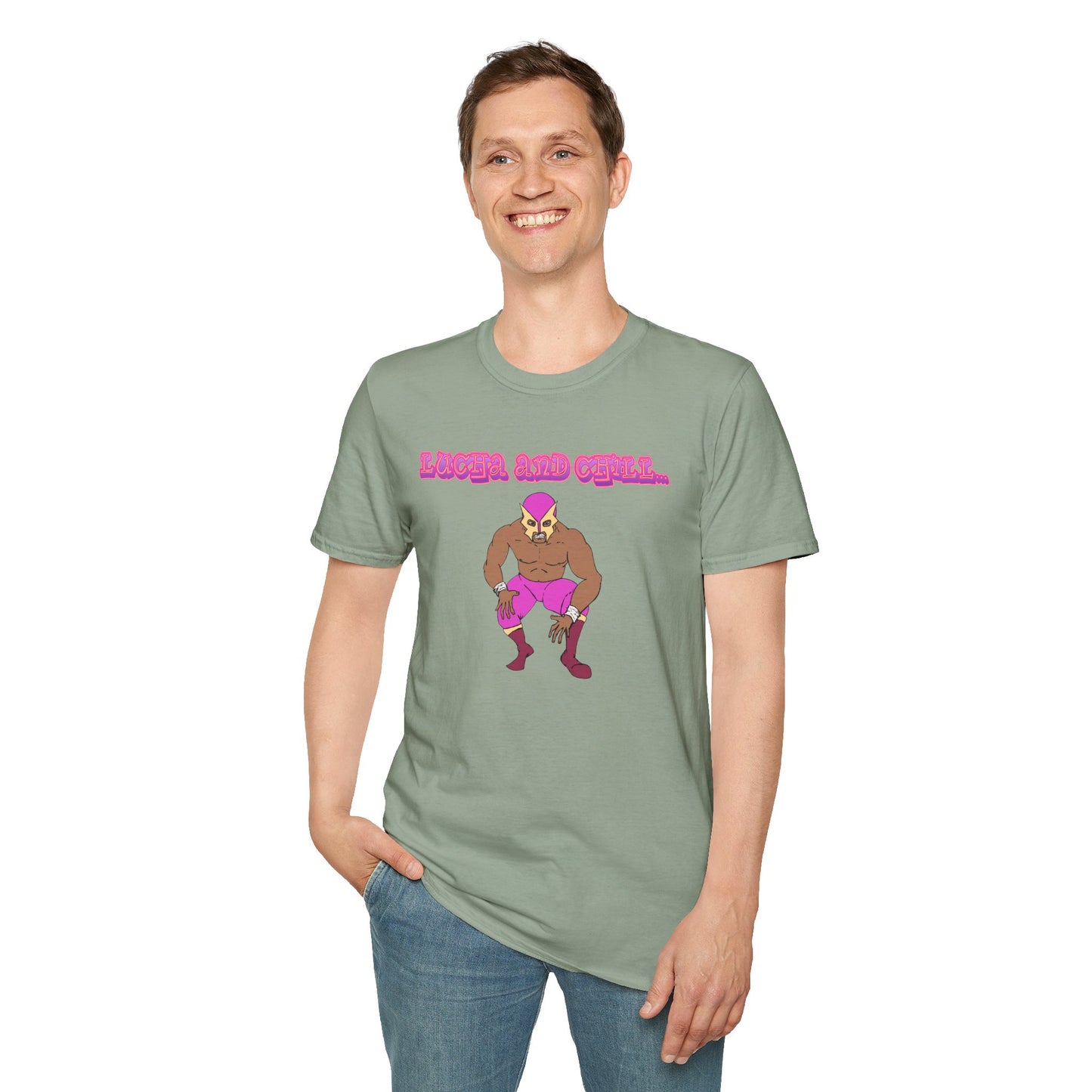 Lucha & Chill Unisex Softstyle T-Shirt