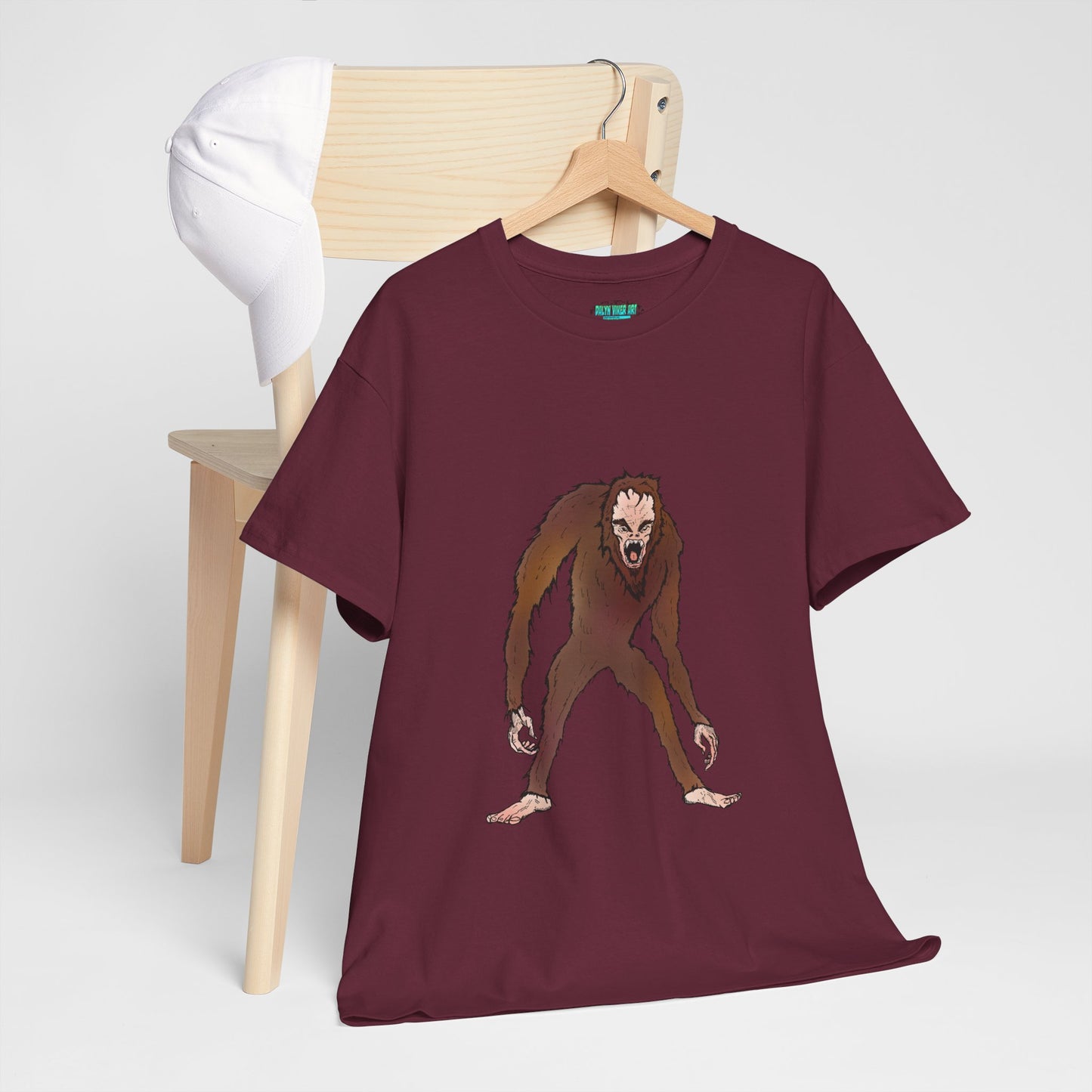 Bigfoot Sketch T‑Shirt — Retro Sasquatch Graphic Tee