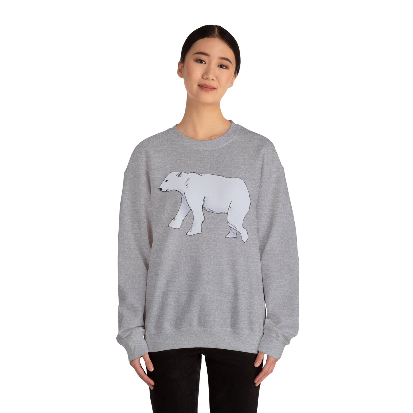 Cozy Polar Bear Crewneck Sweatshirt