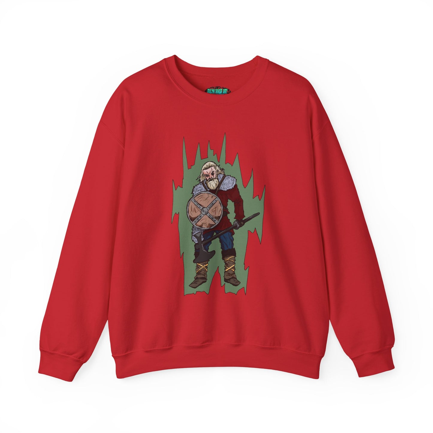 Viking Warrior Sweatshirt - Unisex Heavy Blend Crewneck