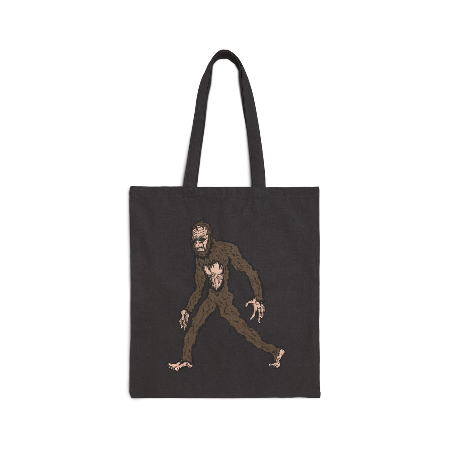 Bigfoot Stroll Cotton Canvas Tote Bag