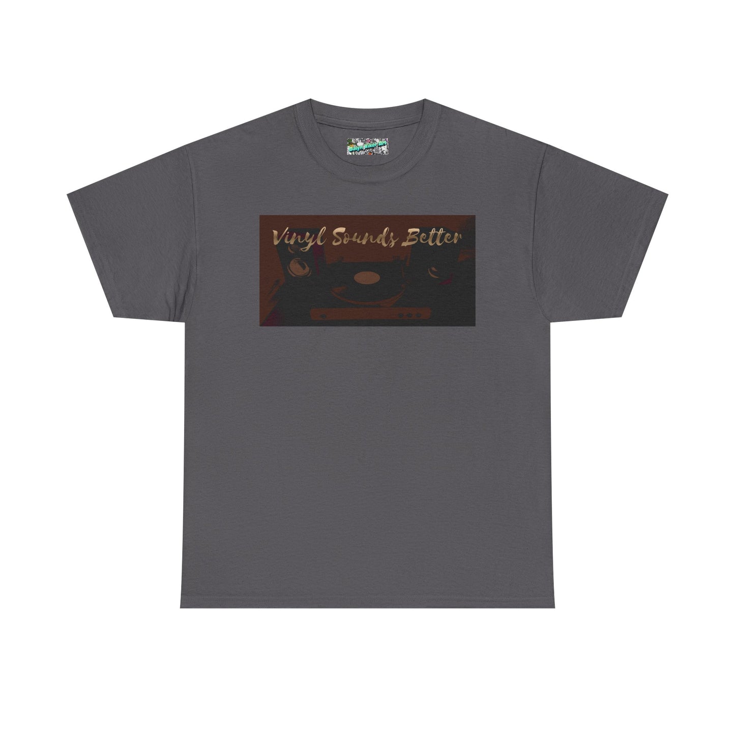 Vinyl Sounds Better T-Shirt — Retro Record Player Tee for Music Lovers