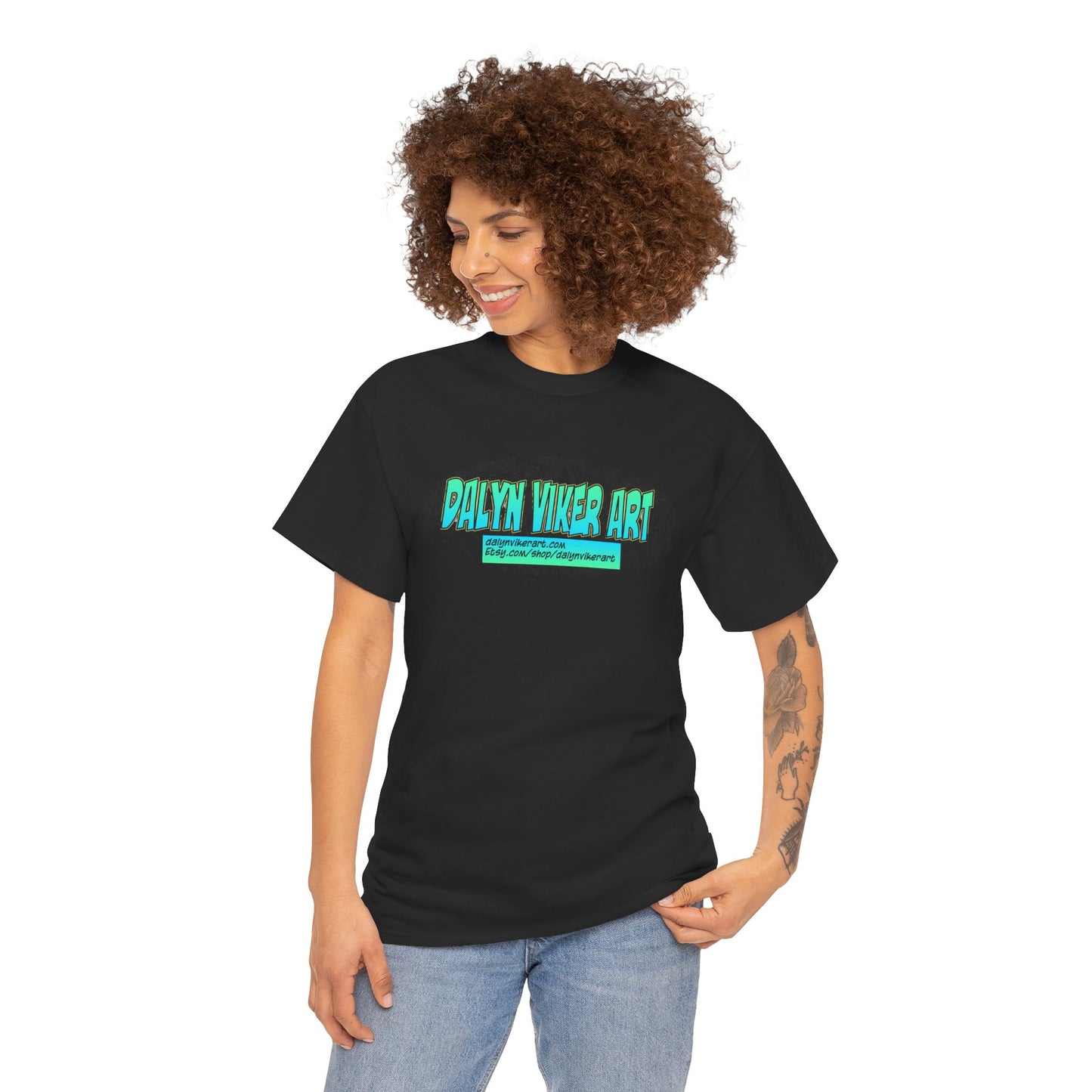 Dalyn Viker Art Logo - Artistic Unisex Tee with Abstract Design, Cool Graphic Shirt for Art Lovers, Perfect Gift for Creatives, Casual Wear, Summer Essential