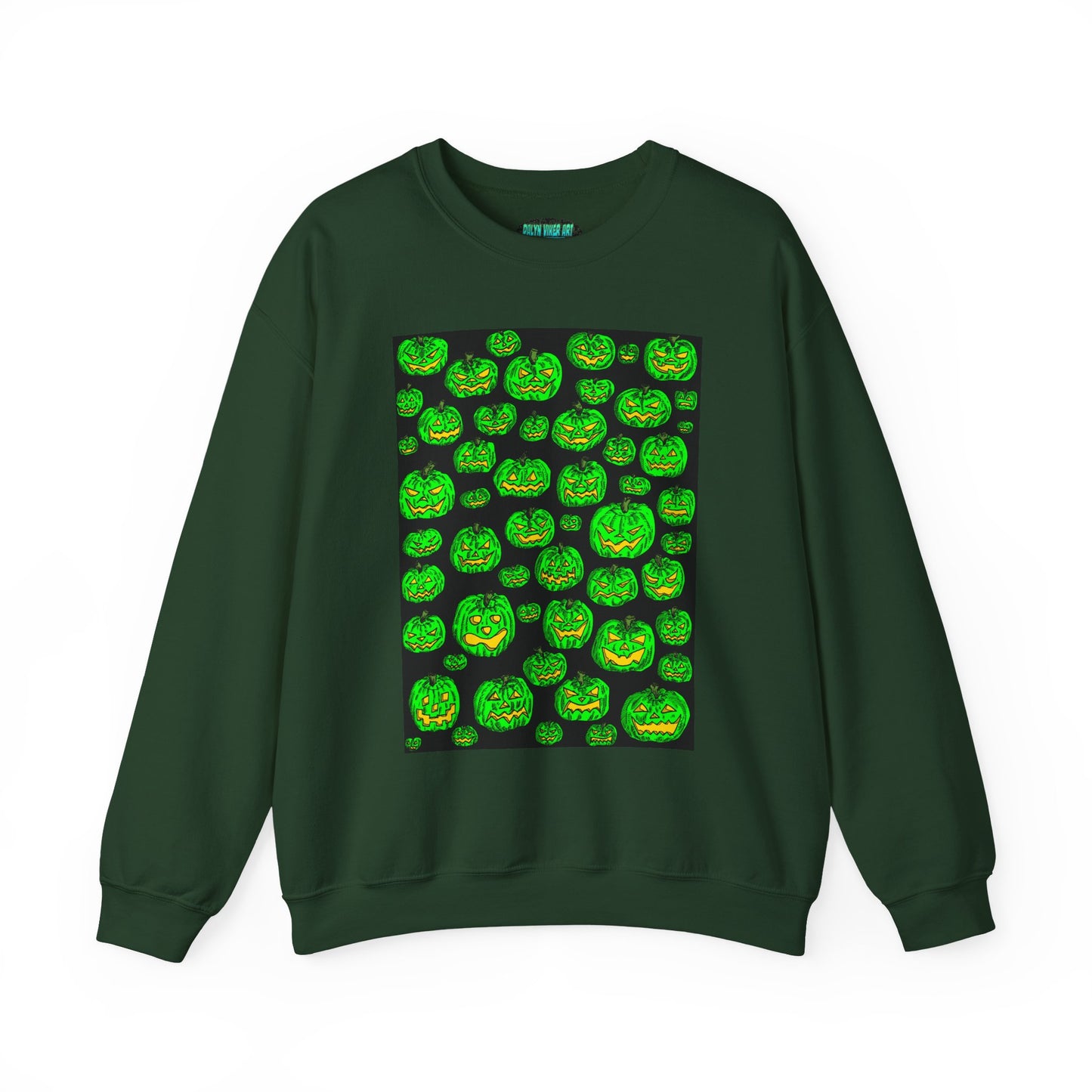Halloween Pumpkin Crewneck Sweatshirt