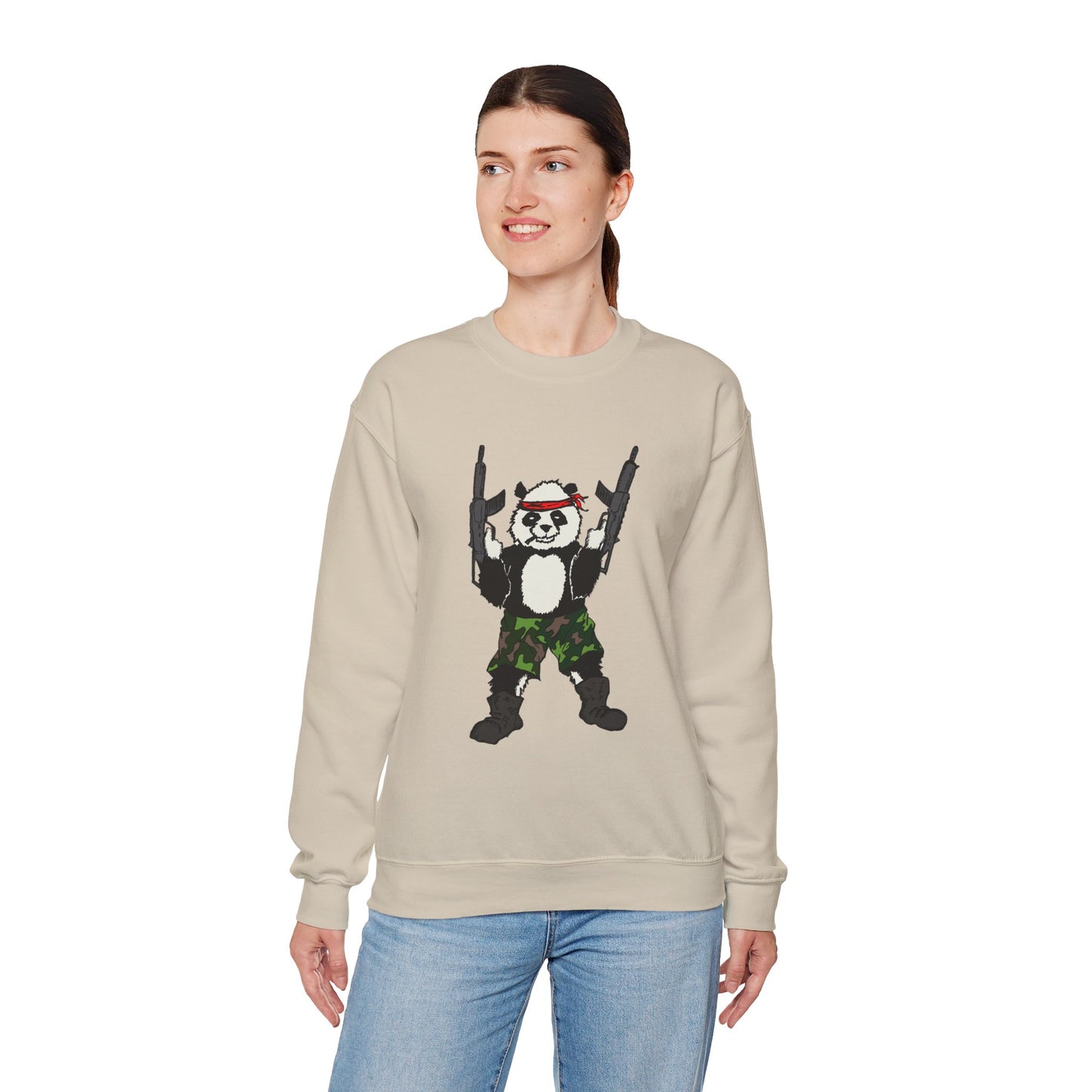 Panda Guns Crewneck Sweatshirt