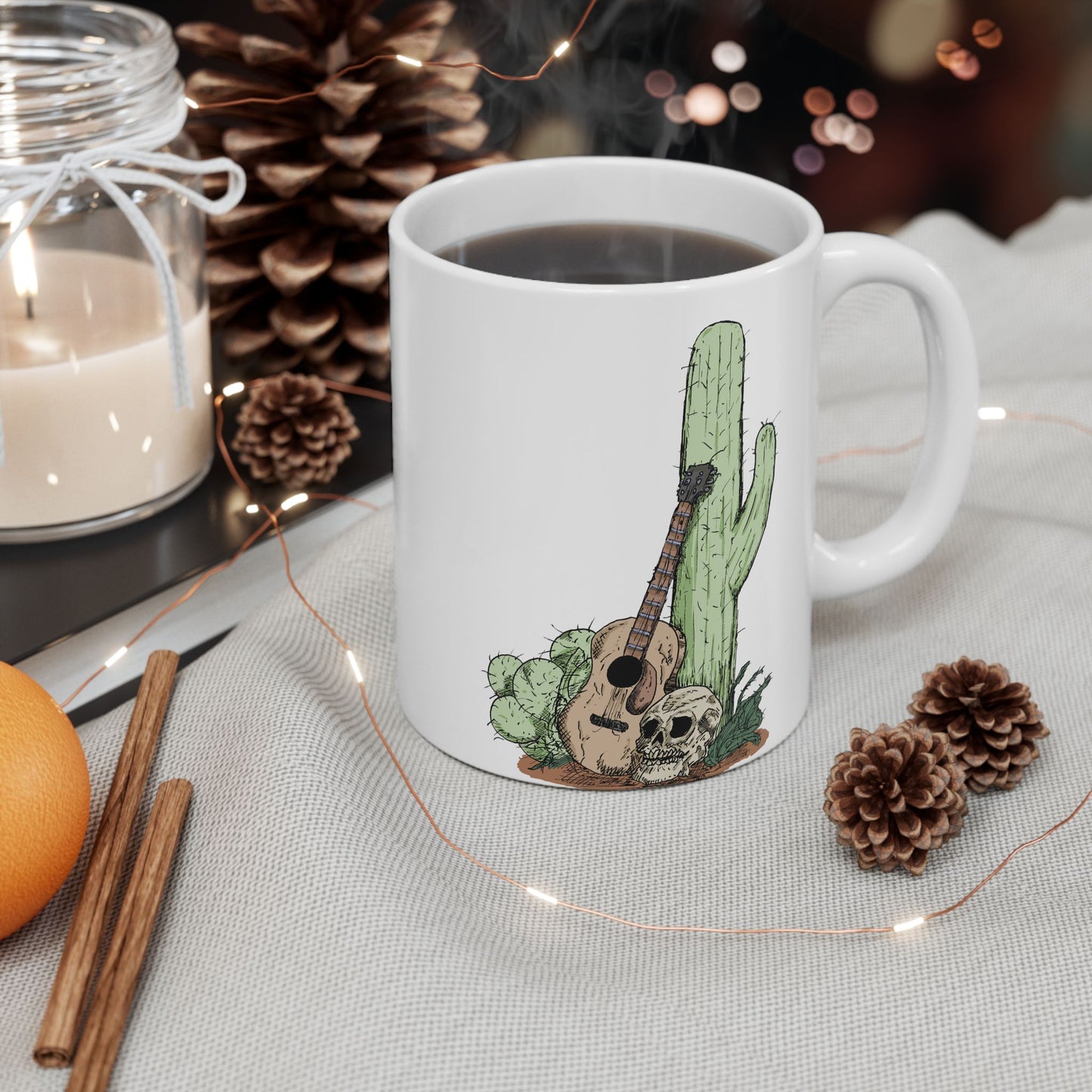 Cactus Ceramic Mug | Eco-Friendly Coffee Cup | Cute Plant Lover Gift | Home Decor | Greenery Lover Mug | Housewarming Gift