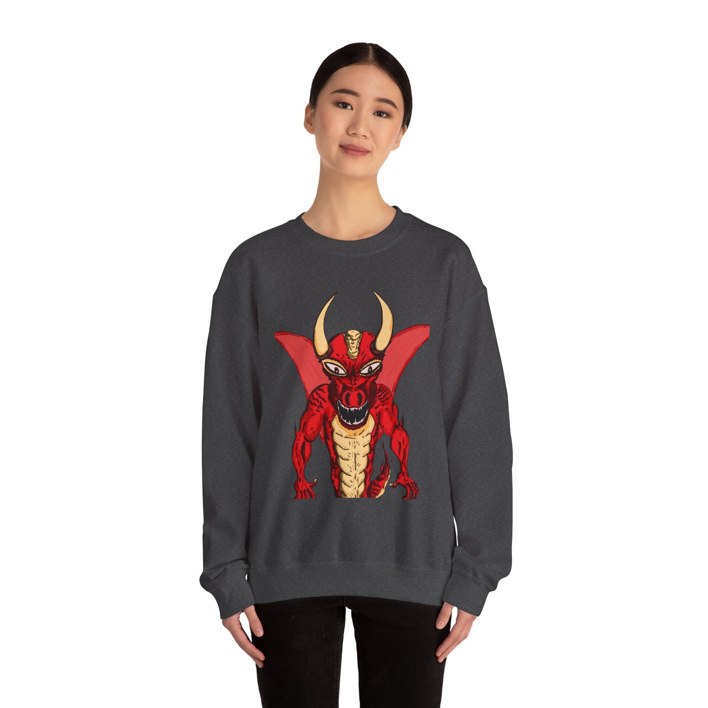 Fierce Dragon Unisex Crewneck Sweatshirt