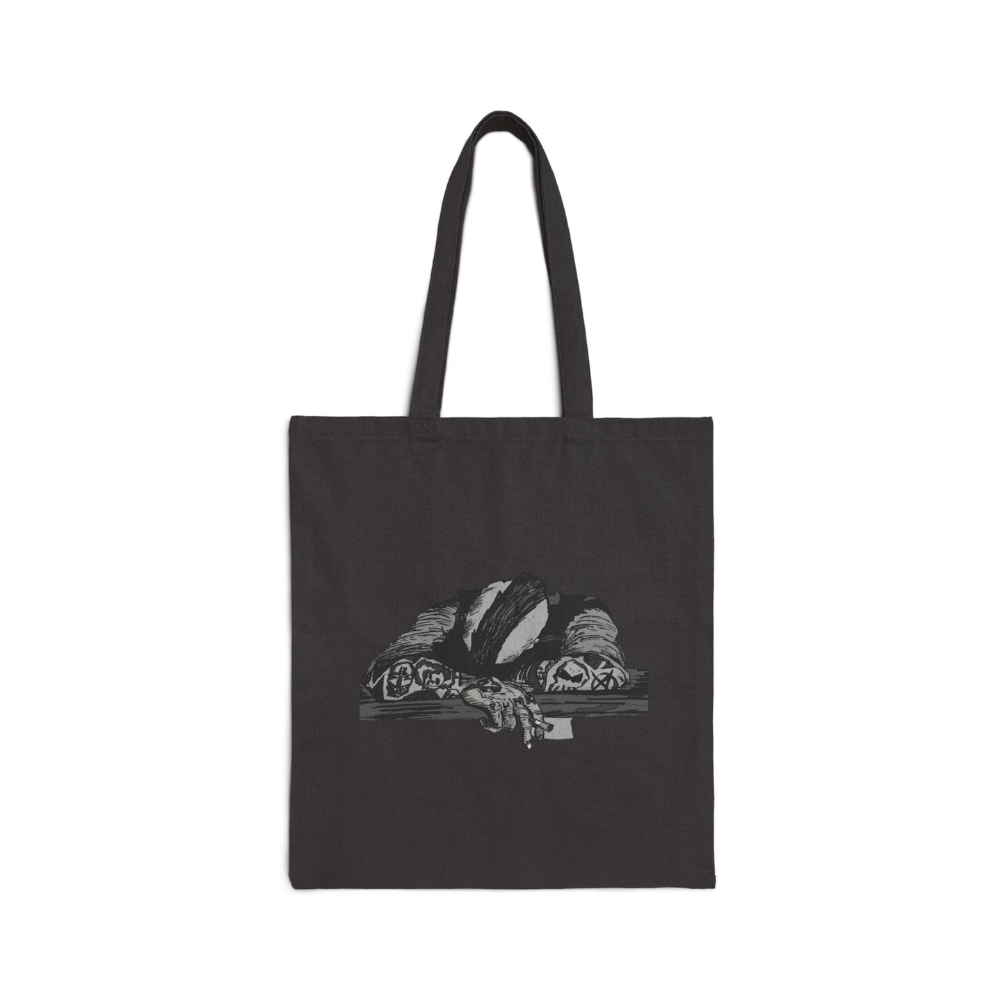 Punk and Done Canvas Tote Bag — Original Illustration Tote