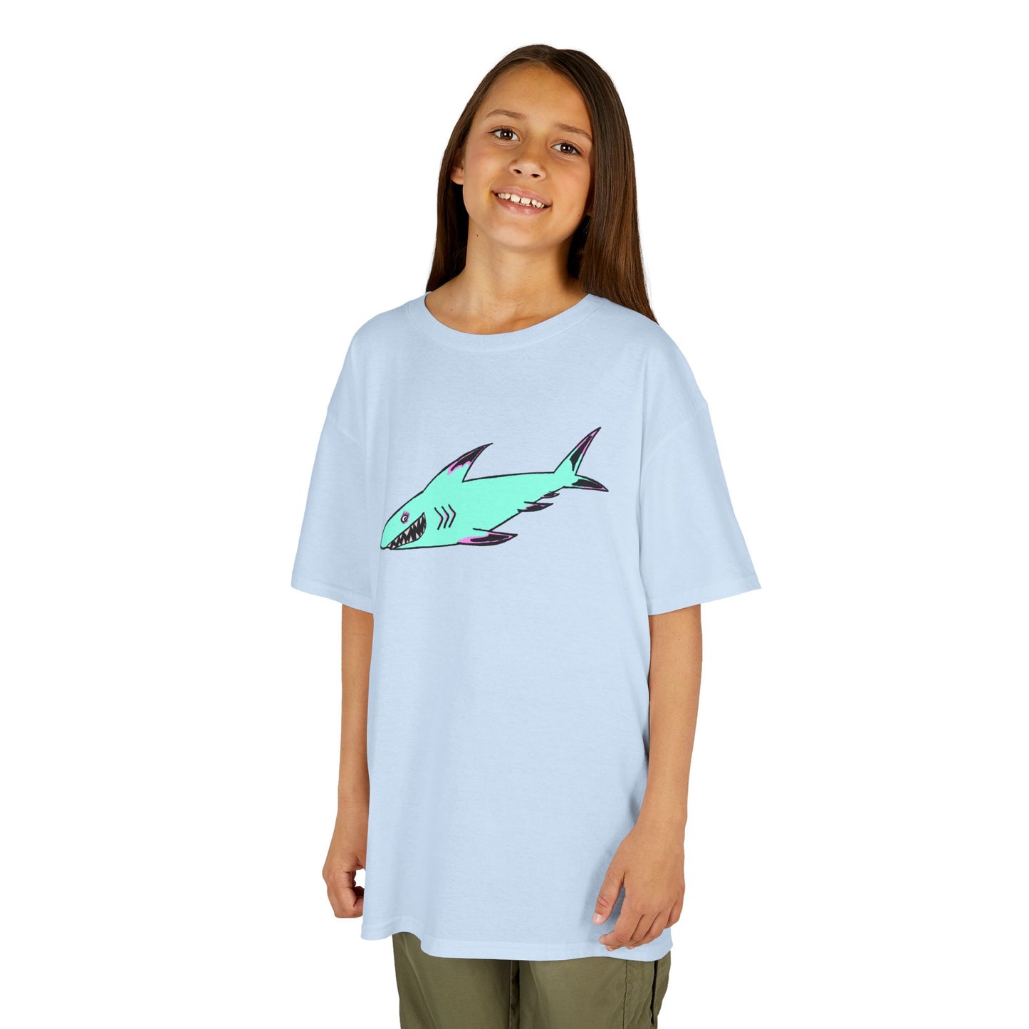 Cool Shark Kids Tee, Animal T-Shirt, Gifts for Boys, Summer Wear, Fun Graphic Tee, Birthday Gift