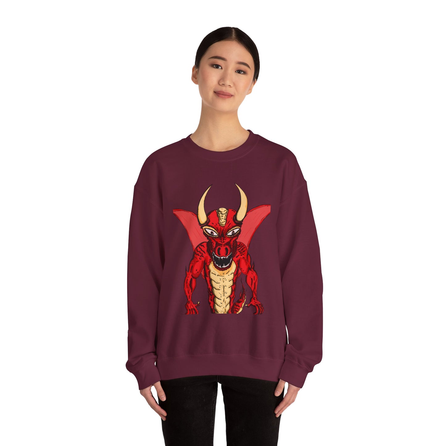Fierce Dragon Unisex Crewneck Sweatshirt