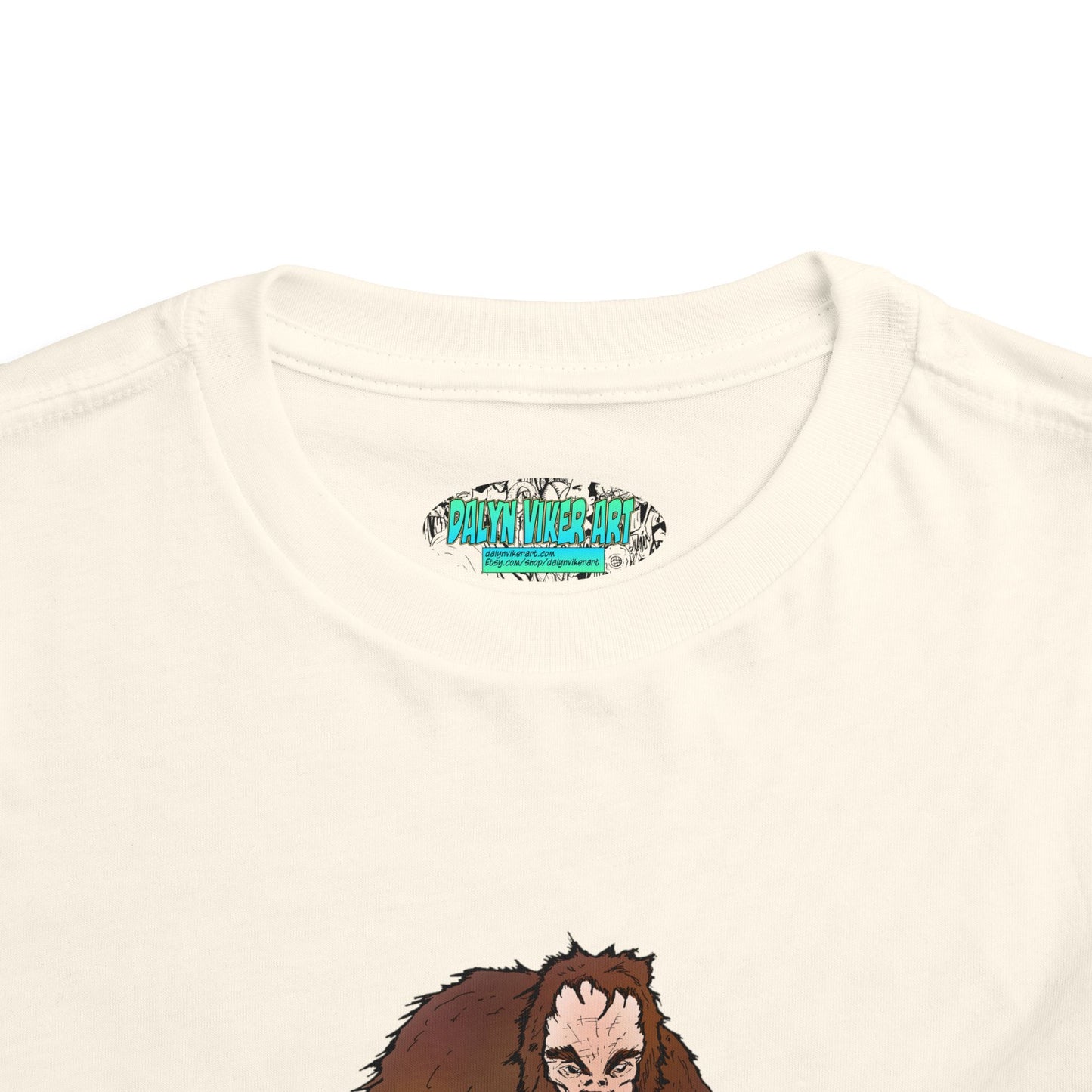 Toddler Tee — Cute Cartoon Kid-Friendly Bigfoot Graphic Shirt