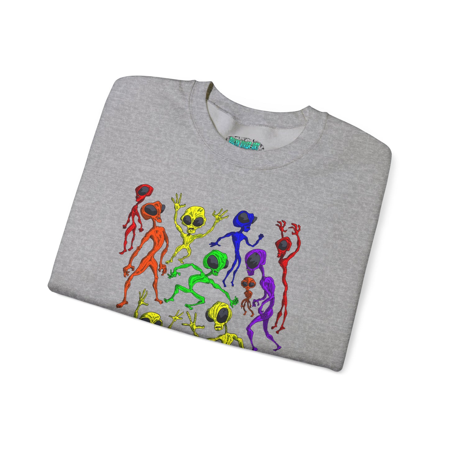 Alien Dance Party Crewneck Sweatshirt