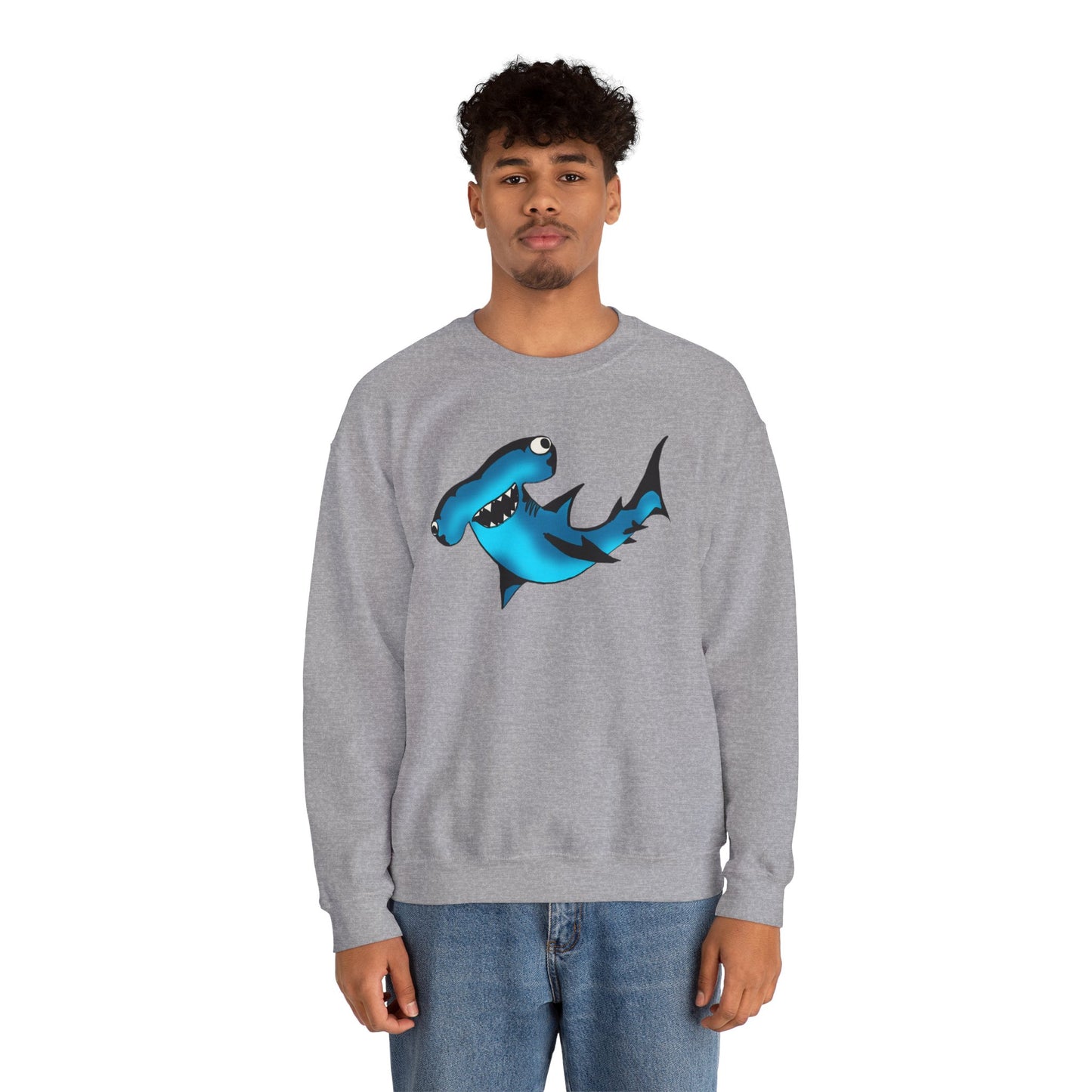 Harley Hammerhead Cute Shark Graphic Unisex Sweatshirt