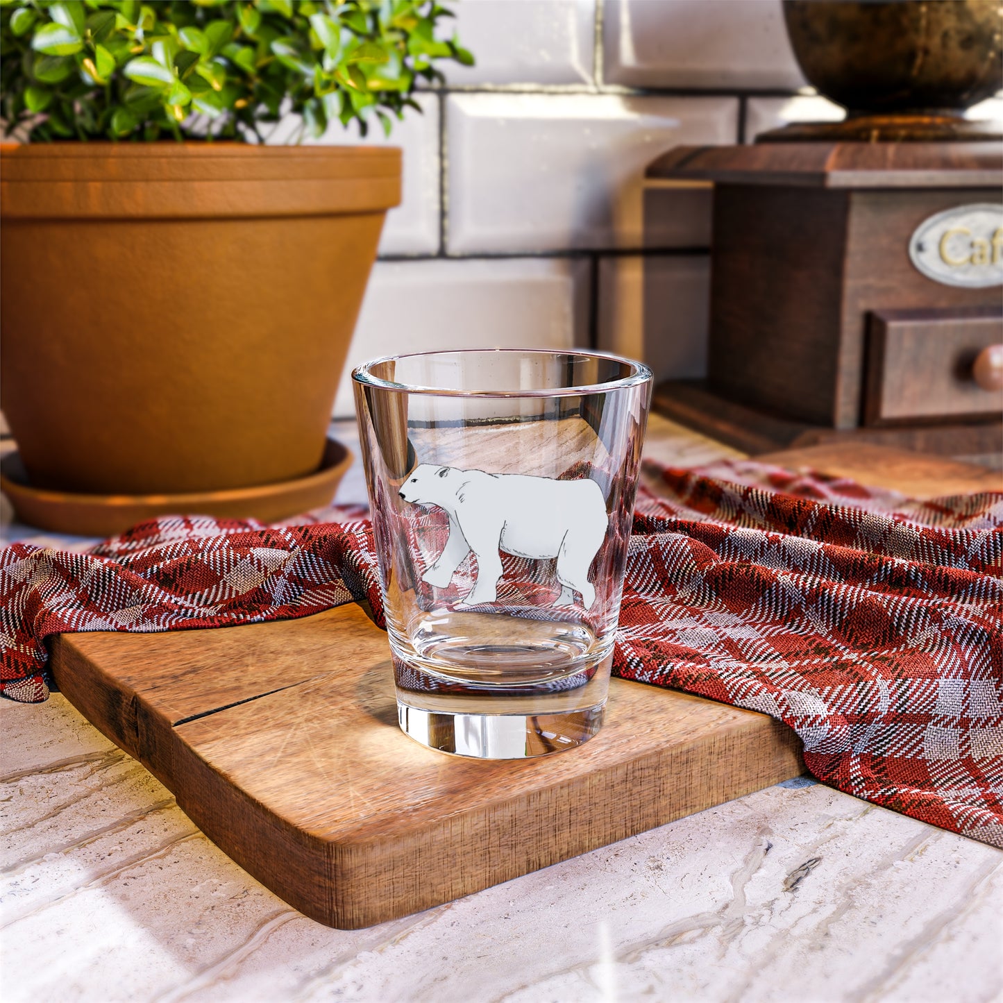 Polar Bear Shot Glass – 1.5oz, Perfect for Wildlife Lovers
