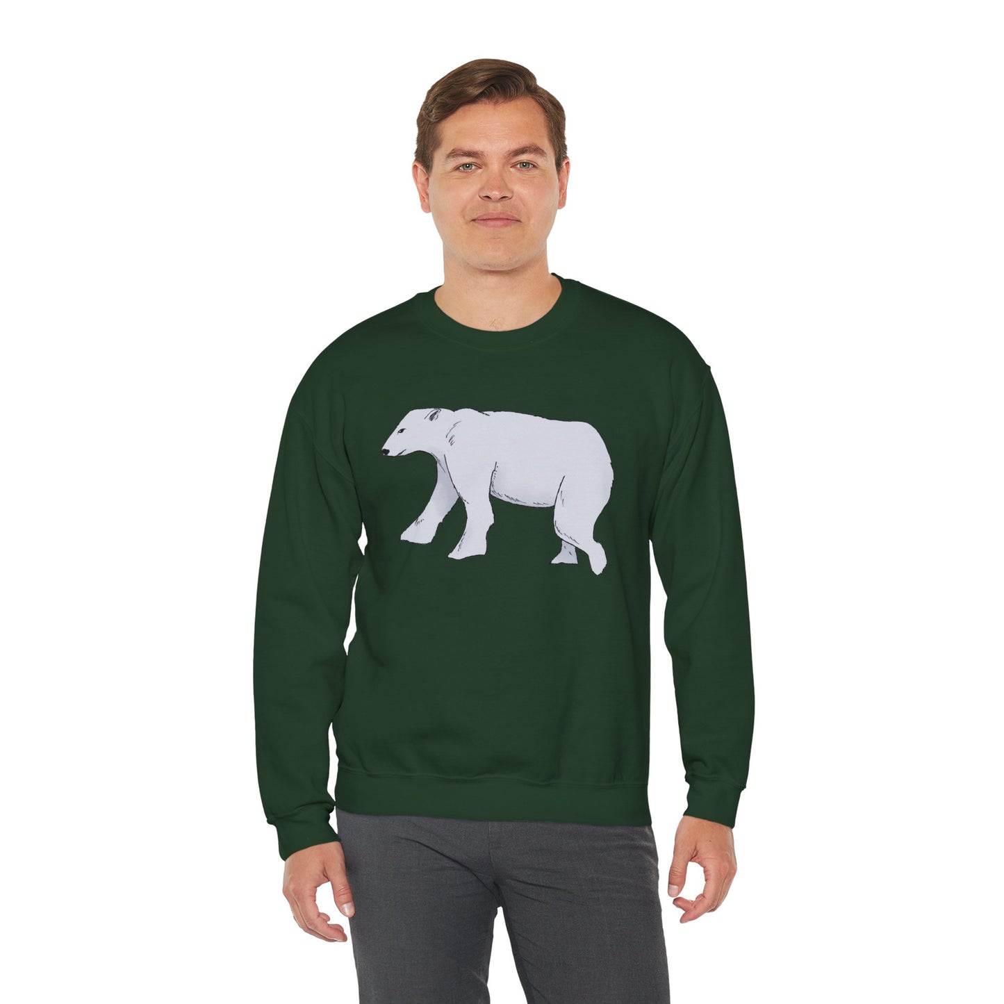 Cozy Polar Bear Crewneck Sweatshirt