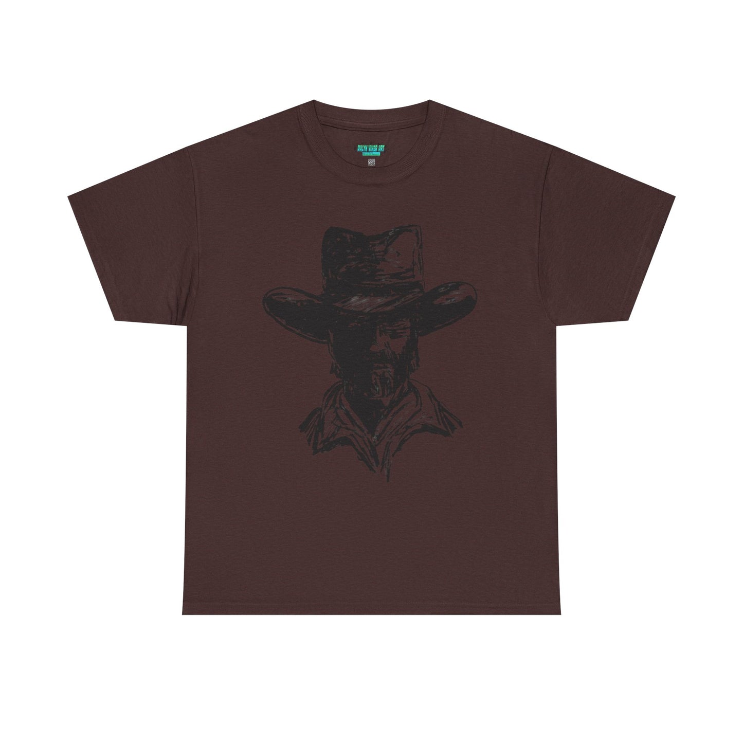 Rustic Cowboy Graphic Unisex Heavy Cotton Tee