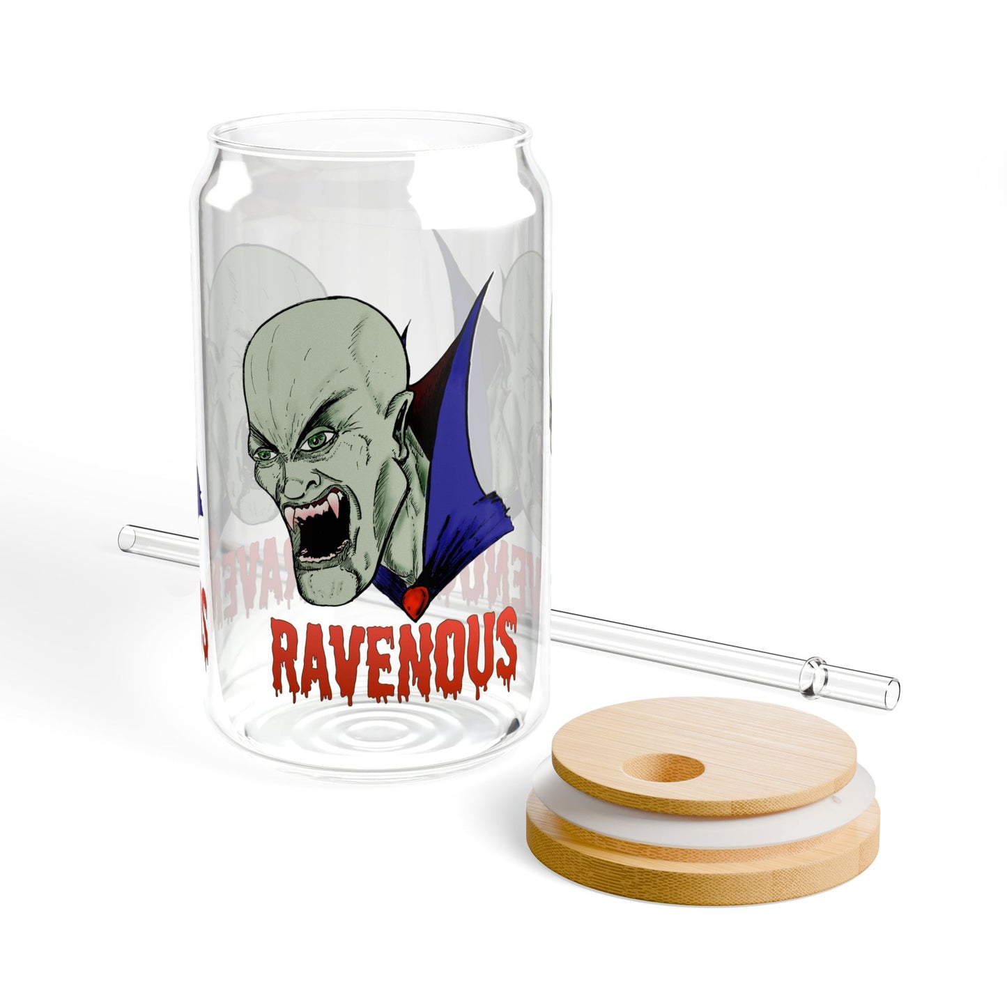 Sipper Glass - Ravenous Bloodthirsty Vampire 16oz