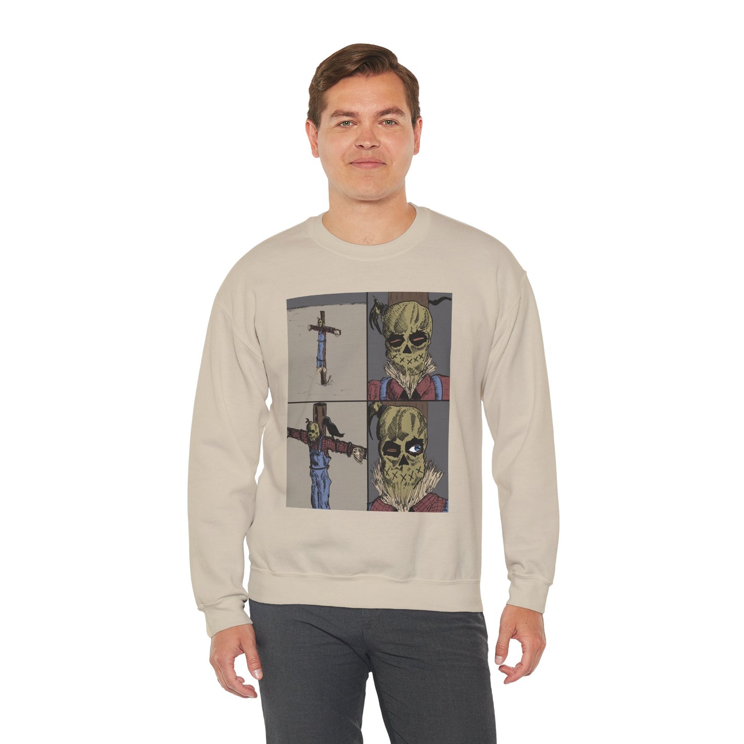 Scarecrow Graphic Crewneck Sweatshirt