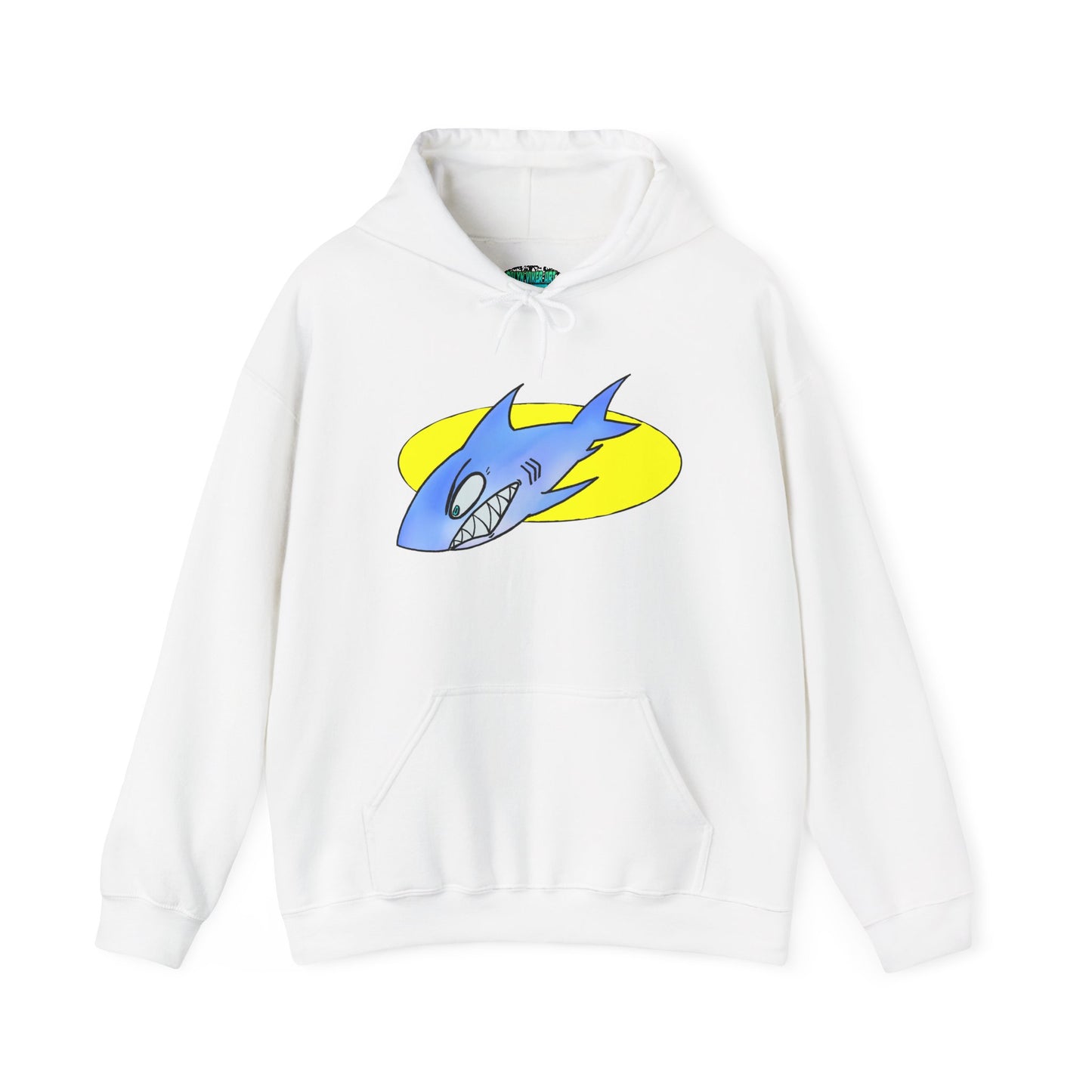 Cool Shark Graphic Hoodie - Unisex Heavy Blend Sweatshirt for Ocean Lovers, Gift for Men and Women, Beach Vibes, Casual Wear, Unique Design