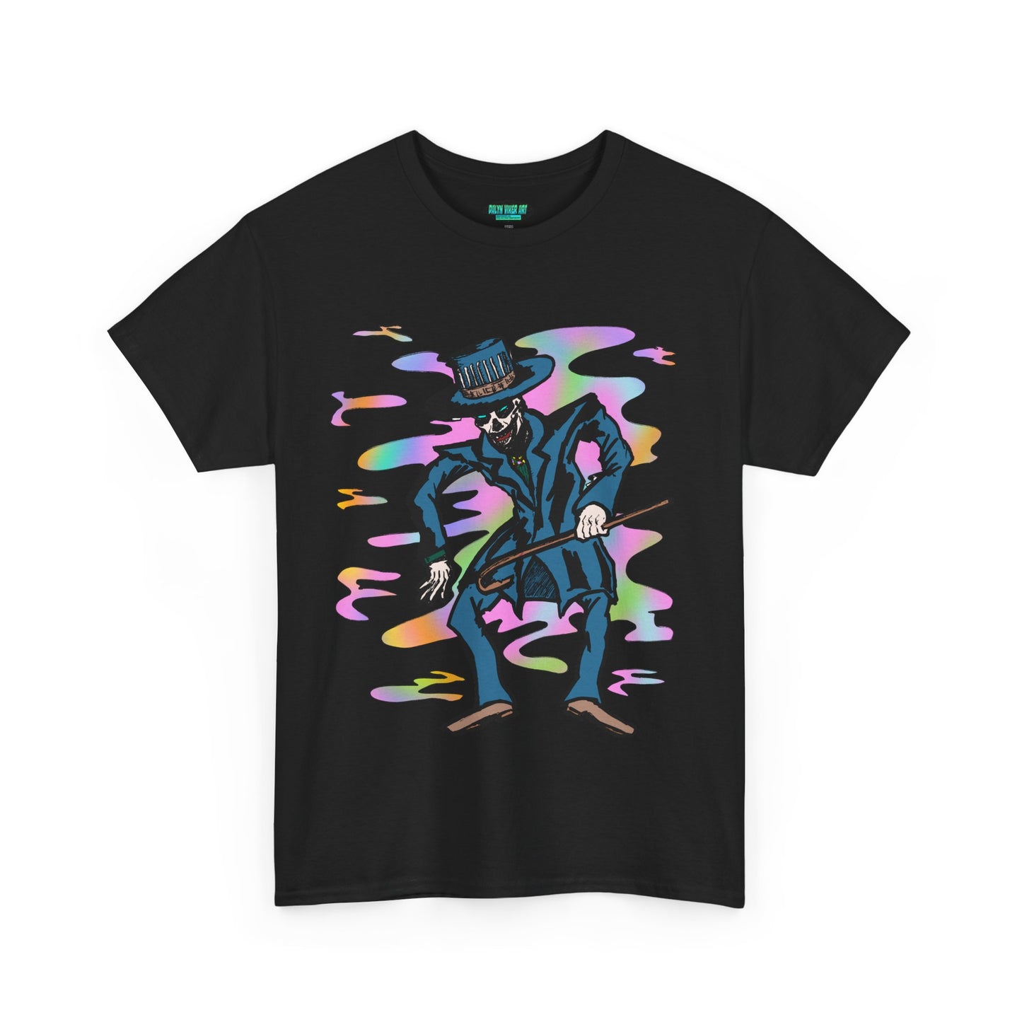 Voodoo Maniac Colorful Cartoon Magician Unisex Heavy Cotton Tee