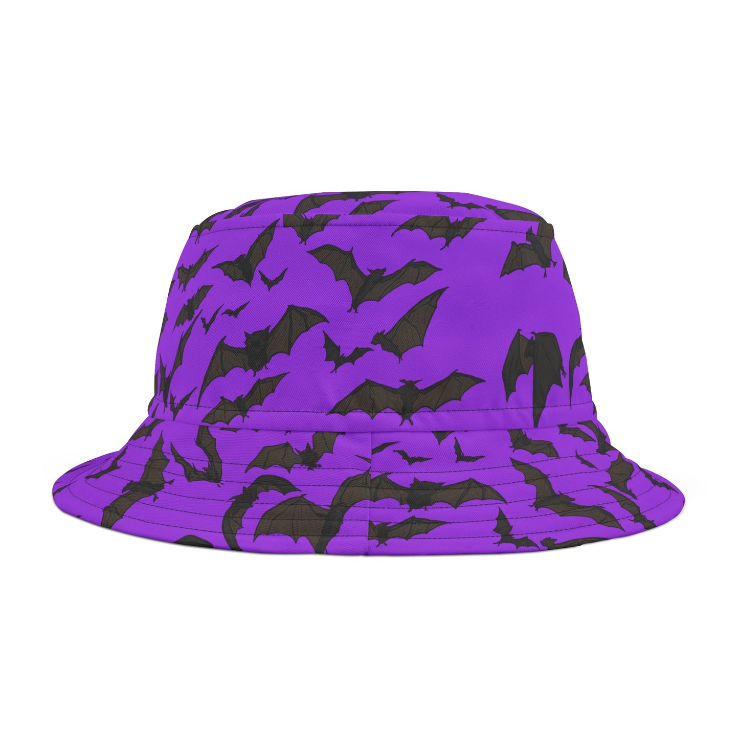 Vibrant Bats Bucket Hat, Stylish Summer Hat, Casual Beachwear, Trendy Headwear for Festivals, Gift for Animal Lovers